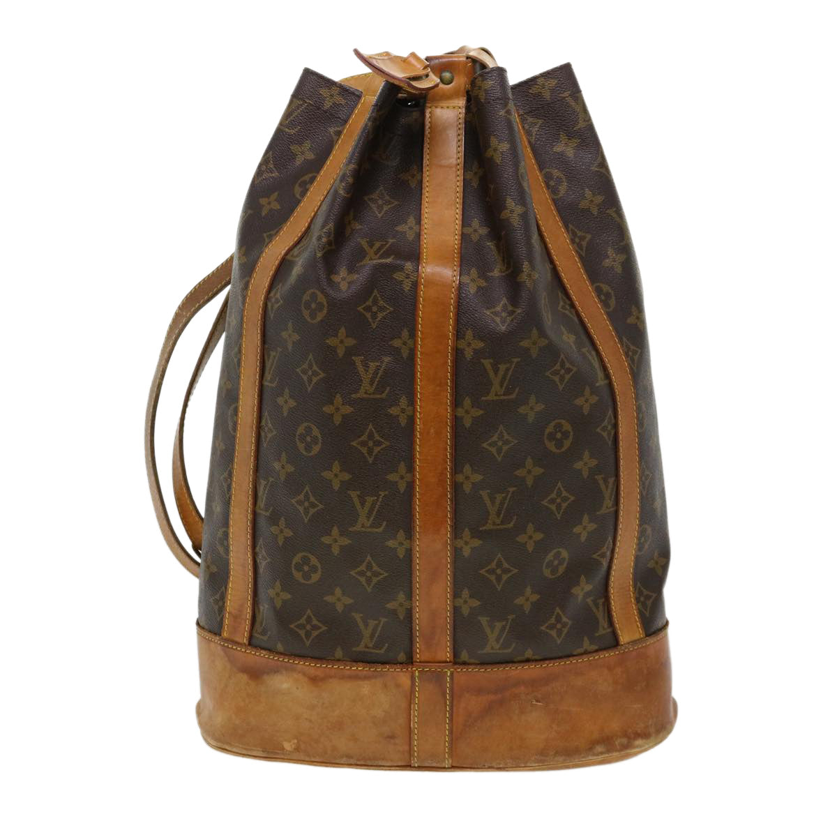 LOUIS VUITTON Monogram Randonnee GM Shoulder Bag M42244 LV Auth ar9325B