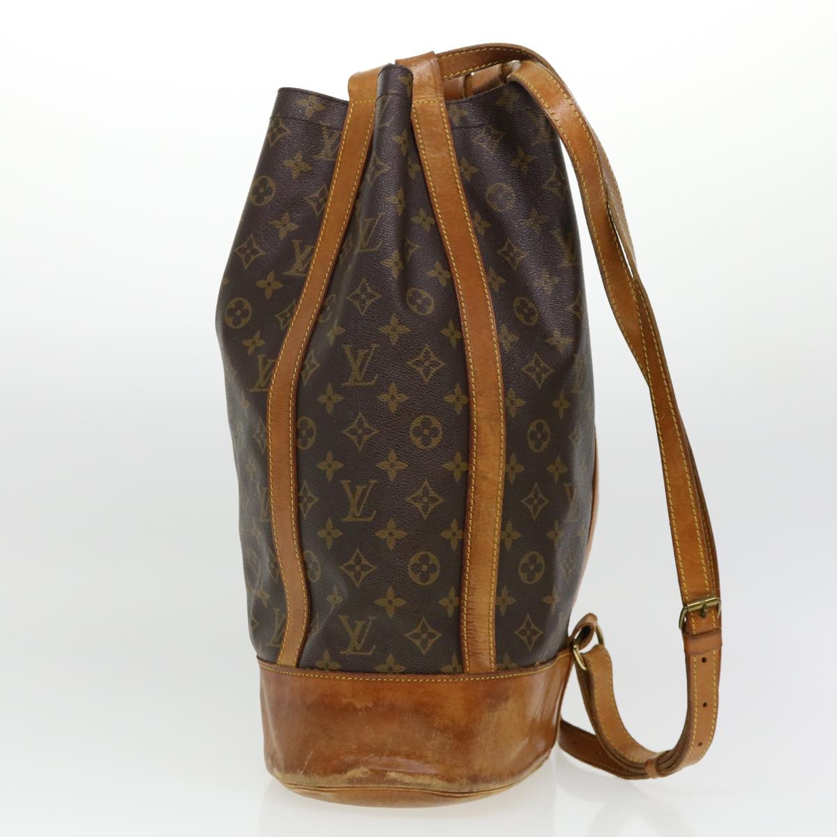 LOUIS VUITTON Monogram Randonnee GM Shoulder Bag M42244 LV Auth ar9325B