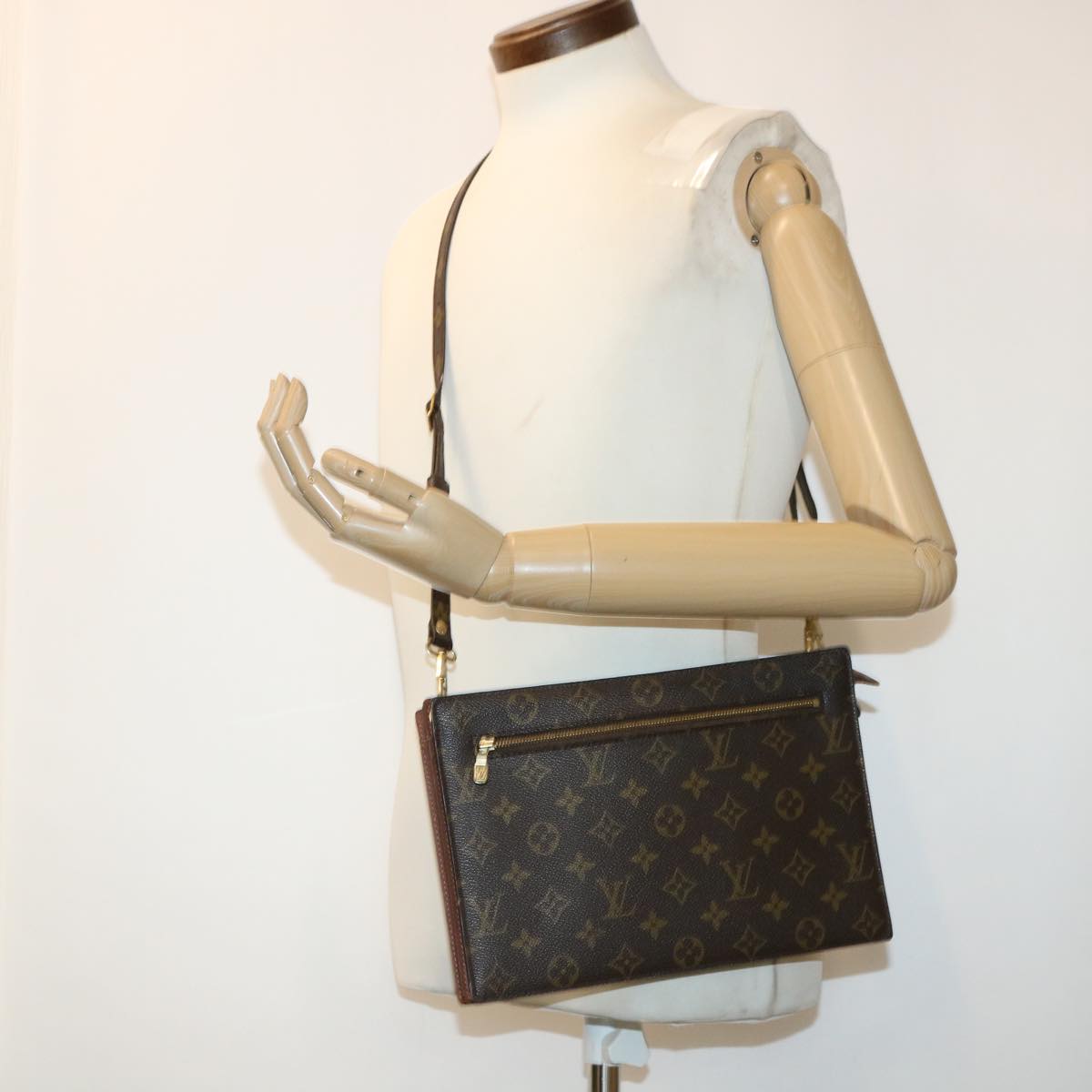 LOUIS VUITTON Monogram Angian Shoulder Bag M51205 LV Auth ar9332B