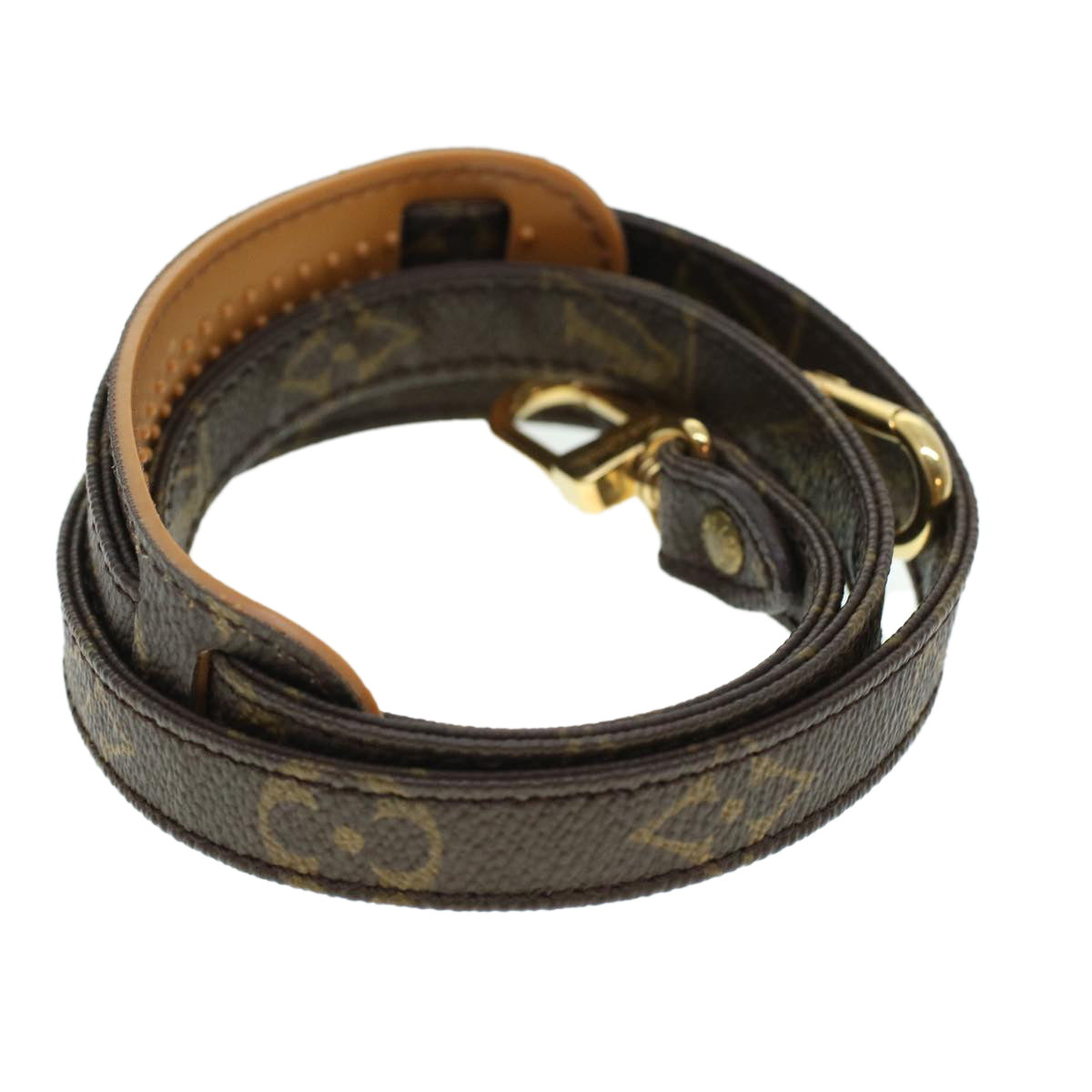 LOUIS VUITTON Monogram Shoulder Strap 35.4"" LV Auth ar9352B