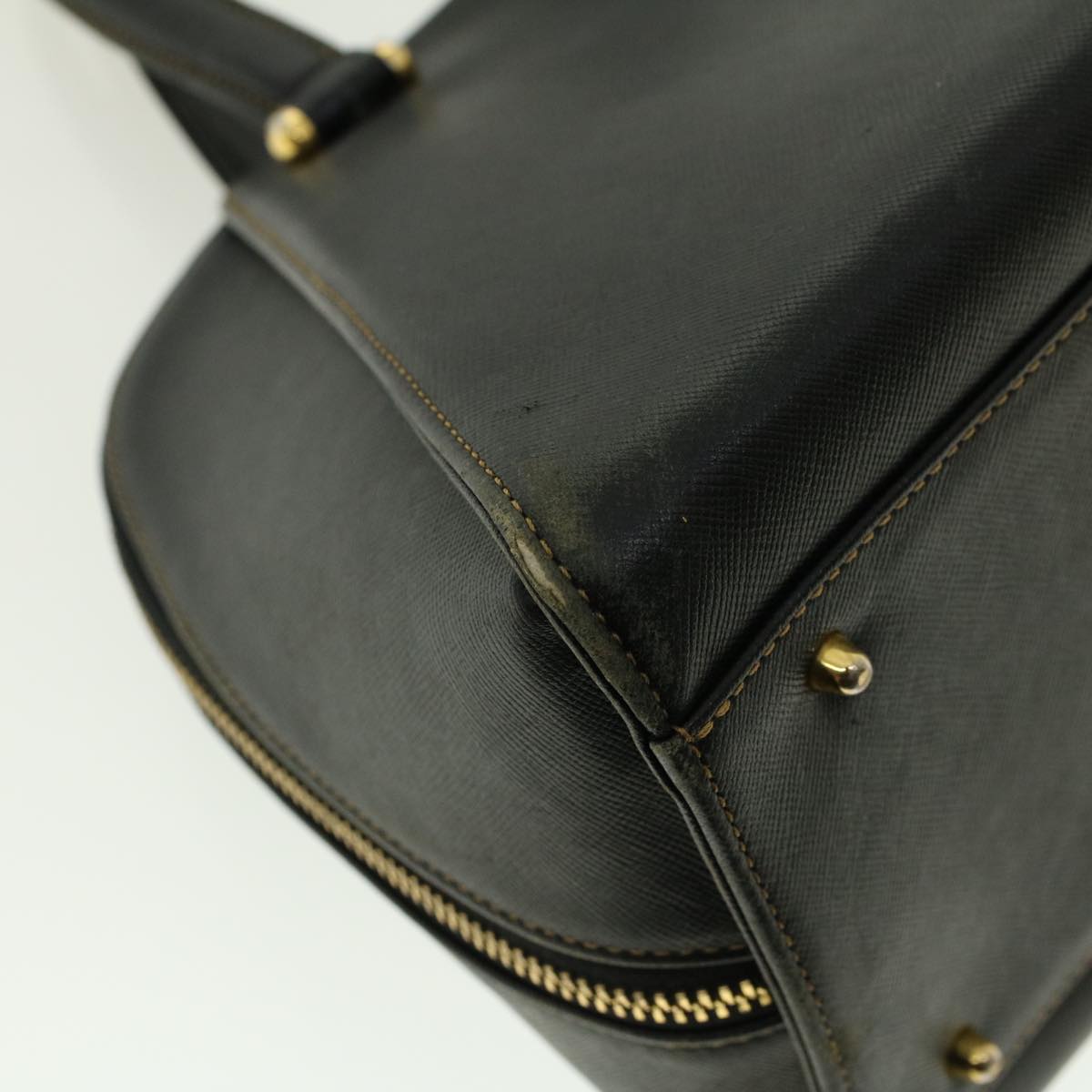 VALENTINO Hand Bag Leather 2way Black Auth ar9400