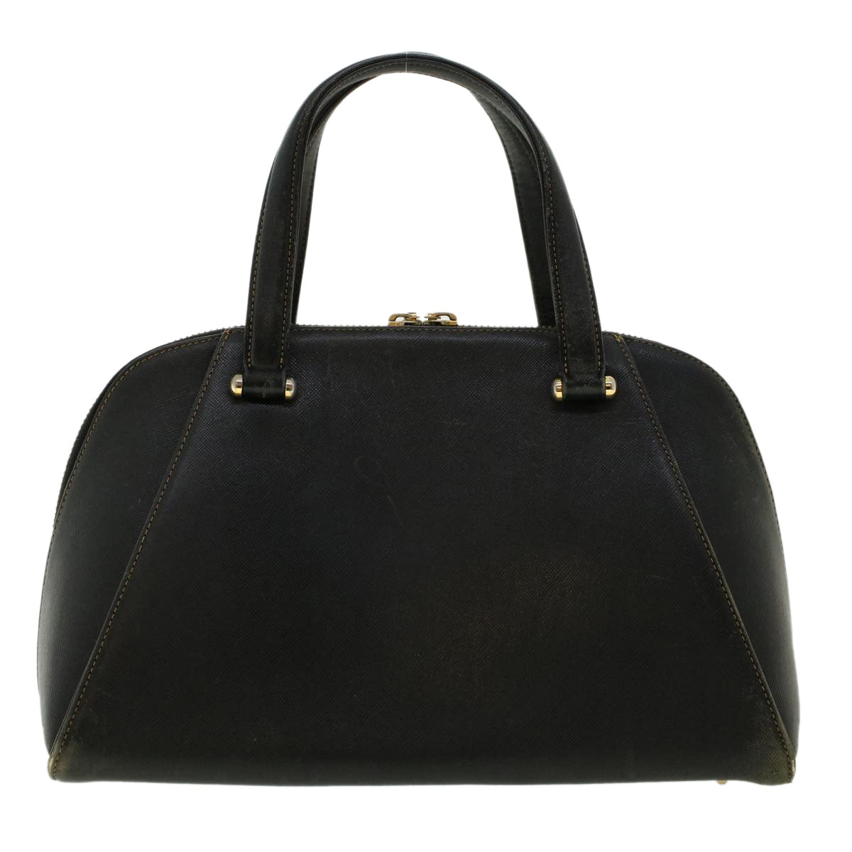VALENTINO Hand Bag Leather 2way Black Auth ar9400 - 0
