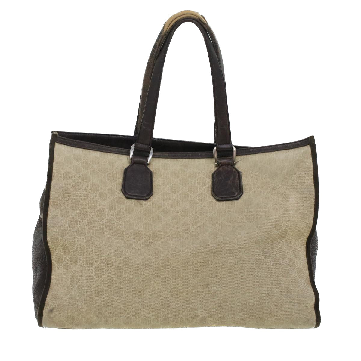 GUCCI GG Canvas Tote Bag Beige 281400 Auth ar9407 - 0