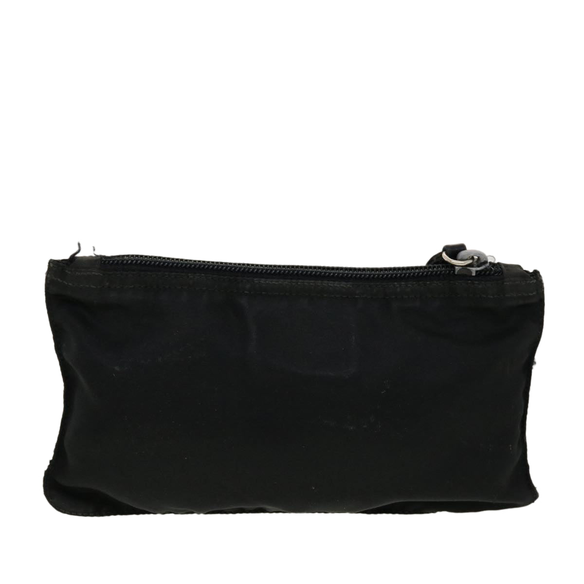 PRADA Pouch Nylon 3Set Black Beige Auth ar9411