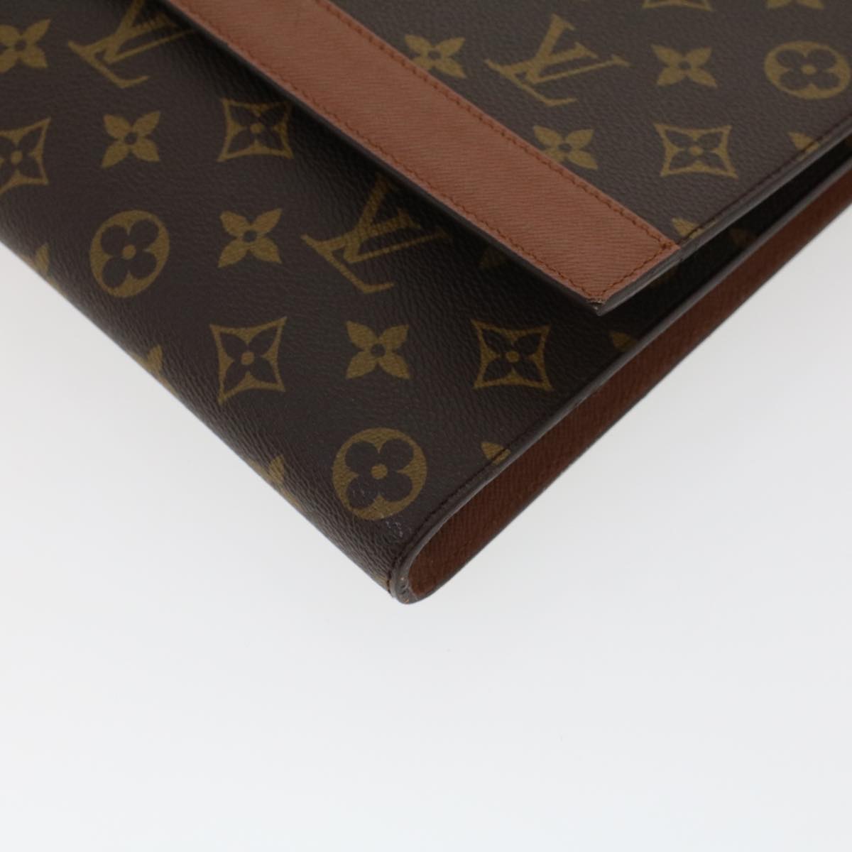 LOUIS VUITTON Monogram Porte Envelope Clutch Bag M51801 LV Auth ar9418B