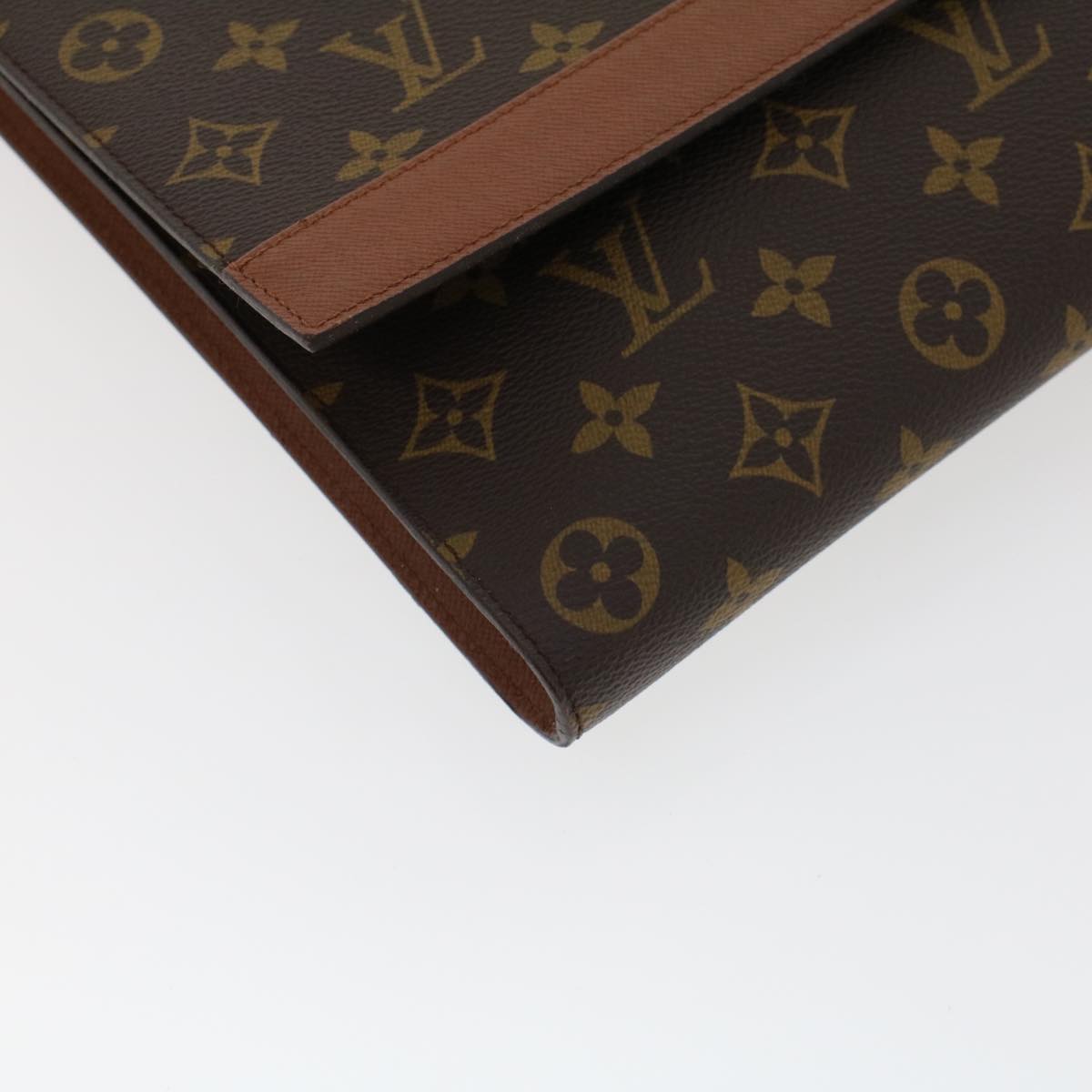 LOUIS VUITTON Monogram Porte Envelope Clutch Bag M51801 LV Auth ar9418B