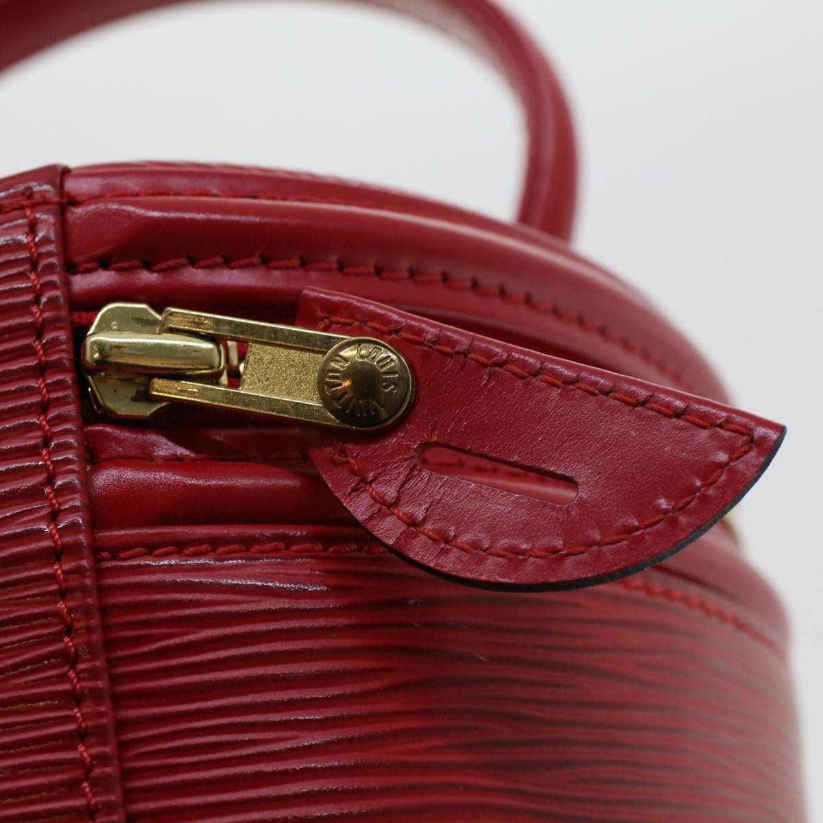 LOUIS VUITTON Epi Cannes Hand Bag Red M48037 LV Auth ar9430B