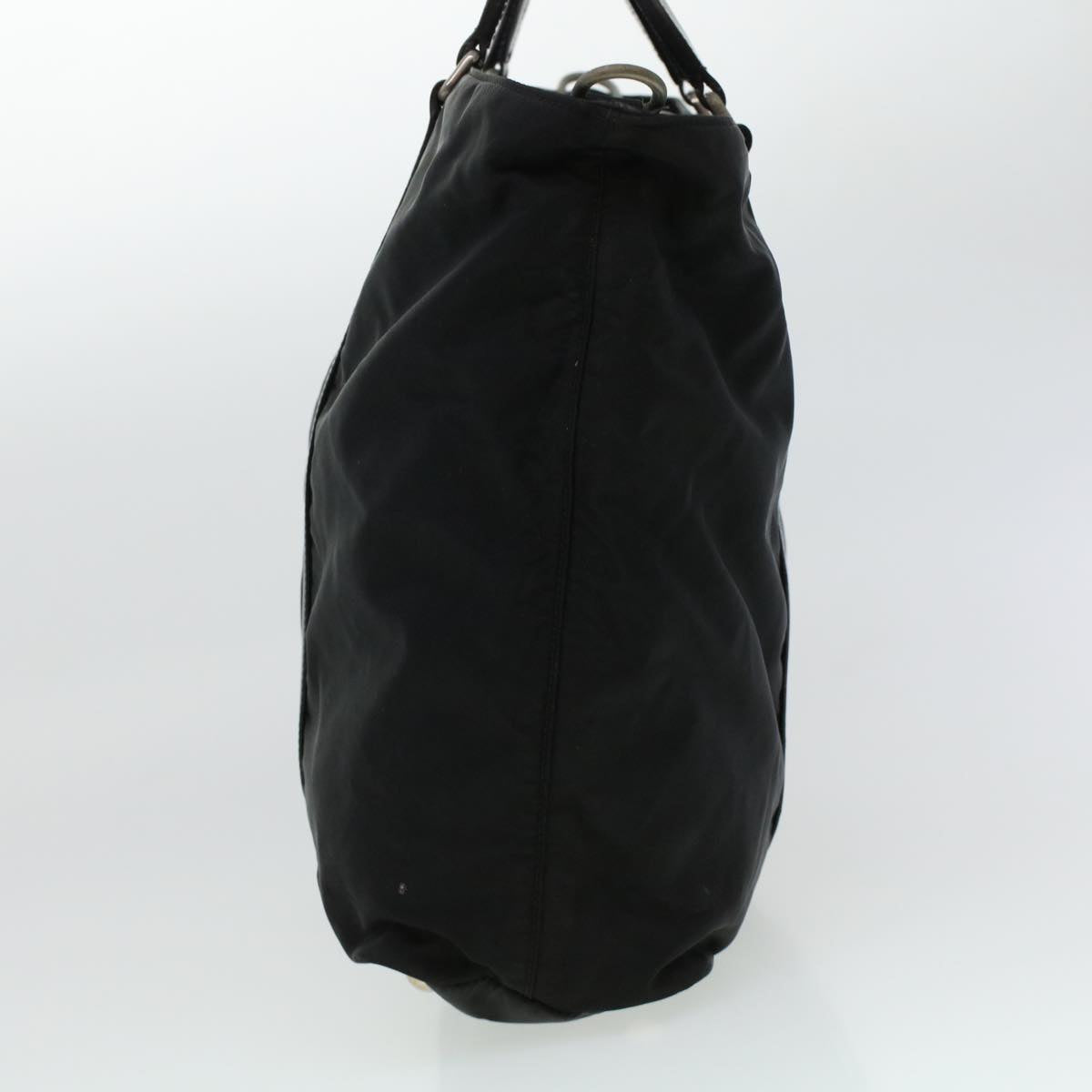 PRADA Hand Bag Nylon 2way Black Auth ar9474