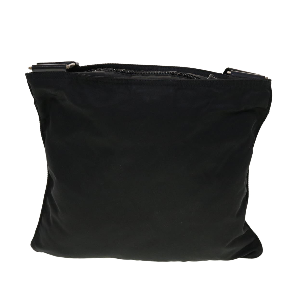 PRADA Shoulder Bag Nylon Black Auth ar9486
