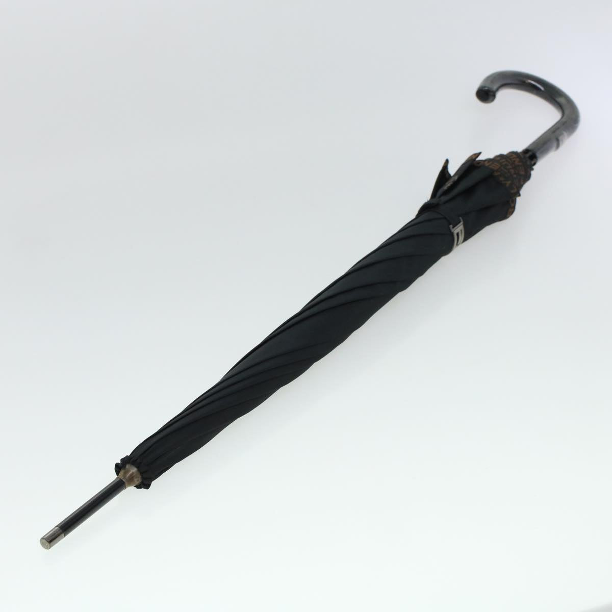 FENDI Umbrella Nylon Black Auth ar9515