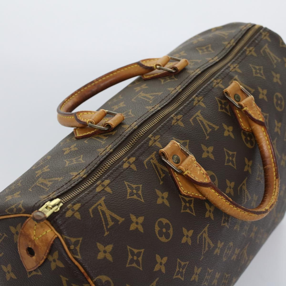 LOUIS VUITTON Monogram Speedy 40 Hand Bag M41522 LV Auth ar9551