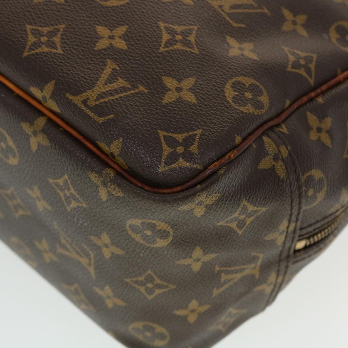 LOUIS VUITTON Monogram Deauville Hand Bag M47270 LV Auth ar9554