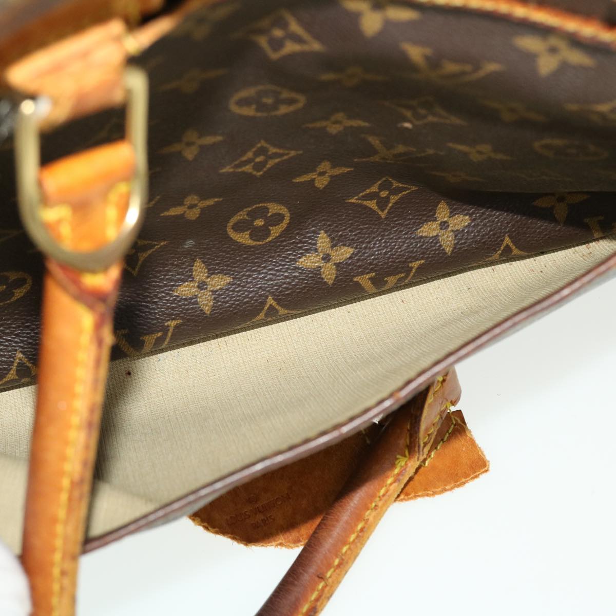 LOUIS VUITTON Monogram Deauville Hand Bag M47270 LV Auth ar9554