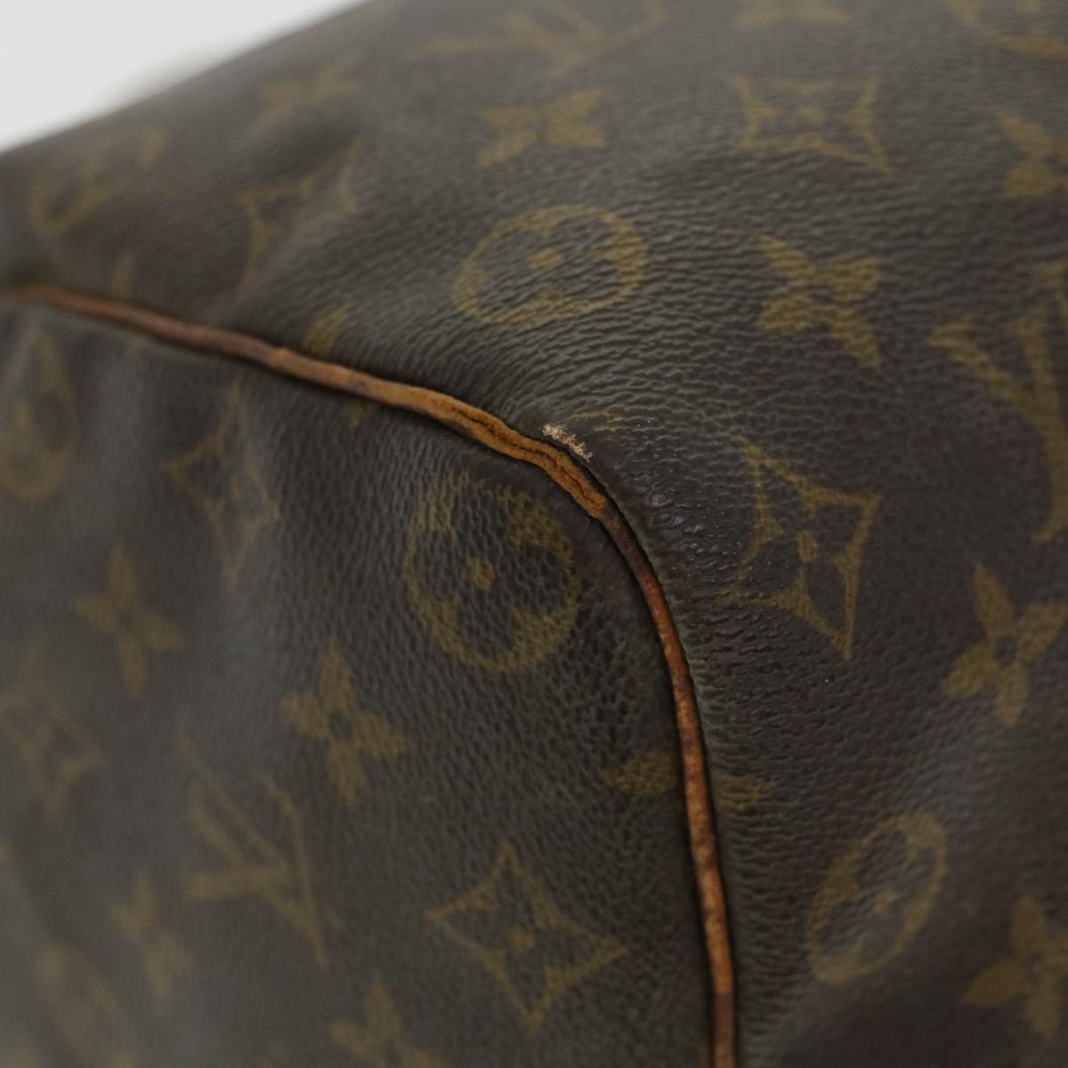 LOUIS VUITTON Monogram Speedy 35 Hand Bag M41524 LV Auth ar9557