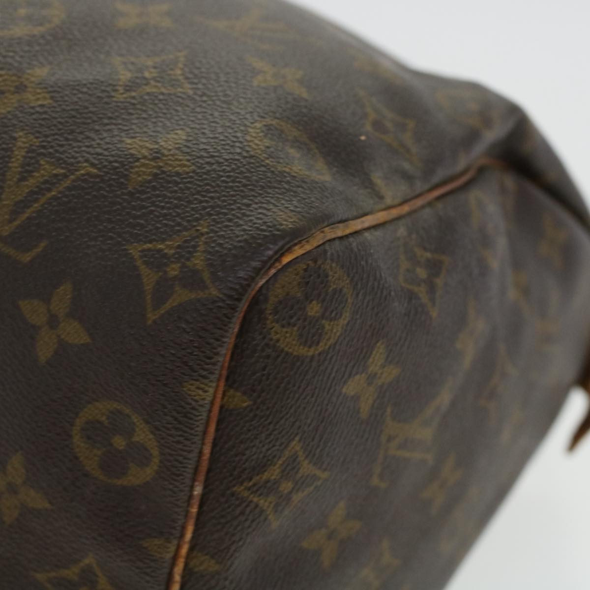 LOUIS VUITTON Monogram Speedy 35 Hand Bag M41524 LV Auth ar9557