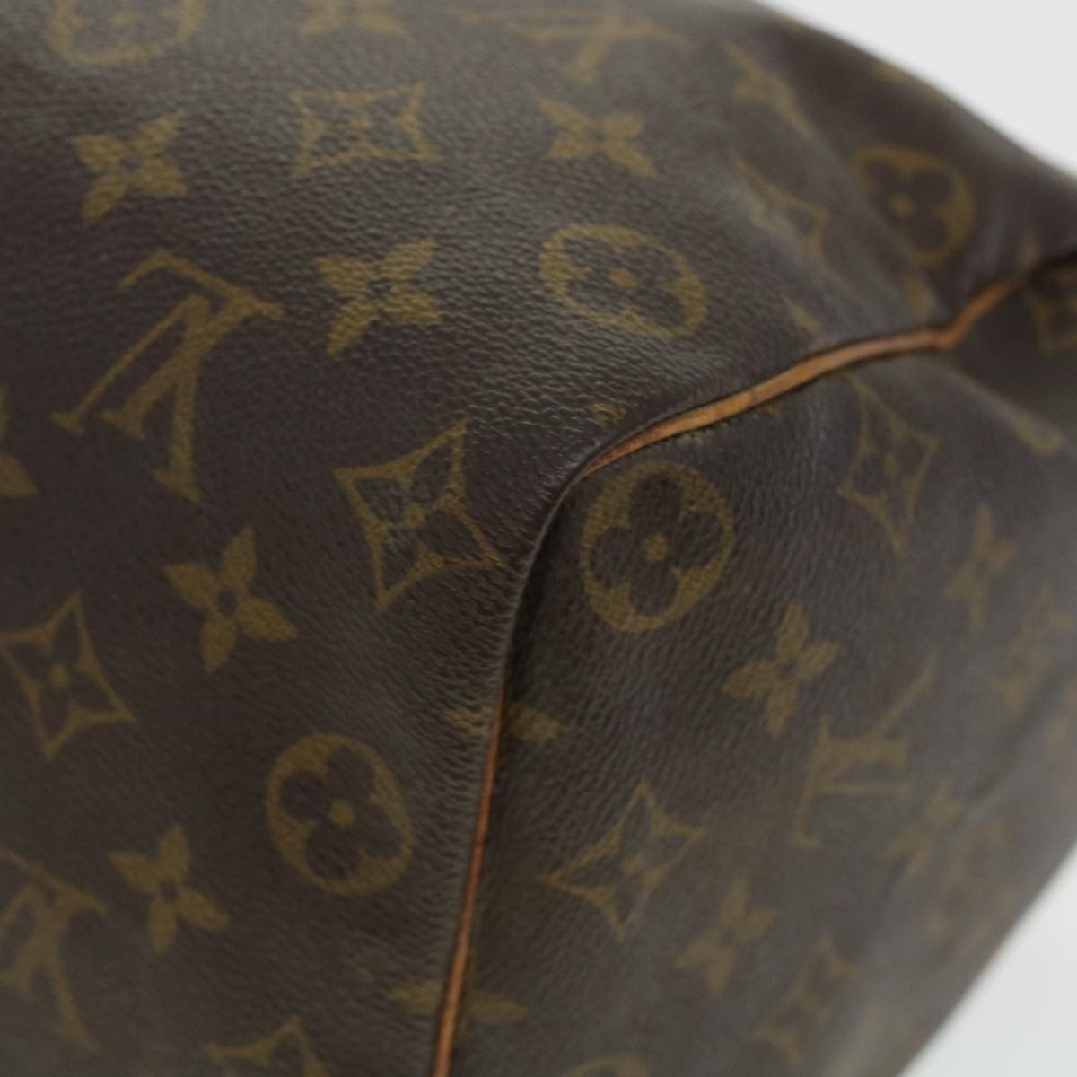 LOUIS VUITTON Monogram Speedy 35 Hand Bag M41524 LV Auth ar9557