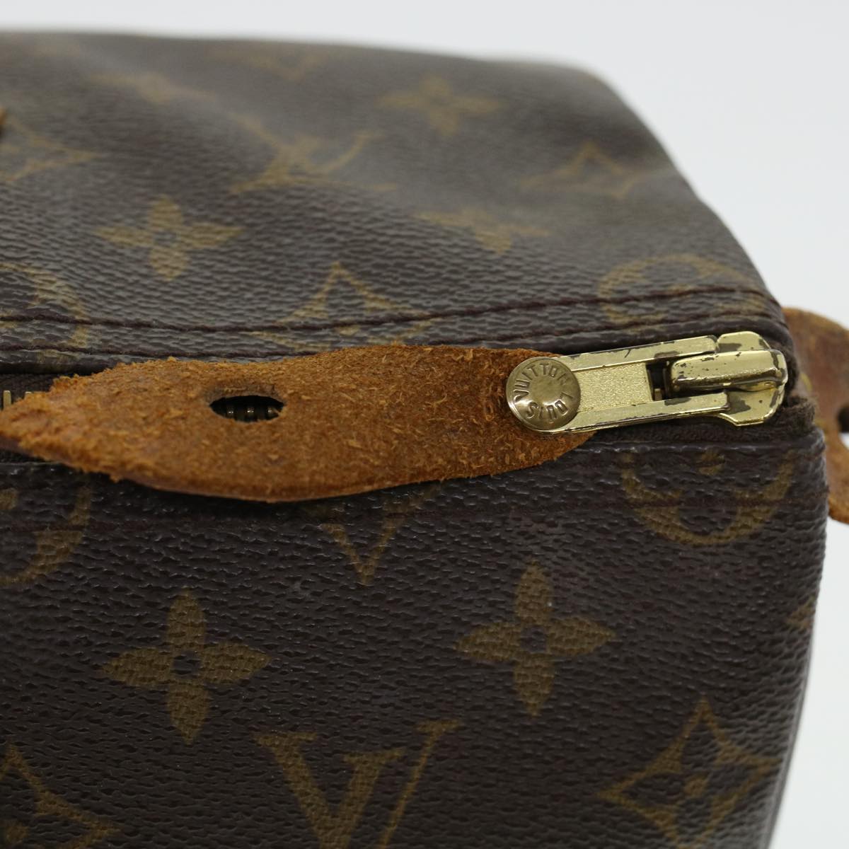 LOUIS VUITTON Monogram Speedy 35 Hand Bag M41524 LV Auth ar9557