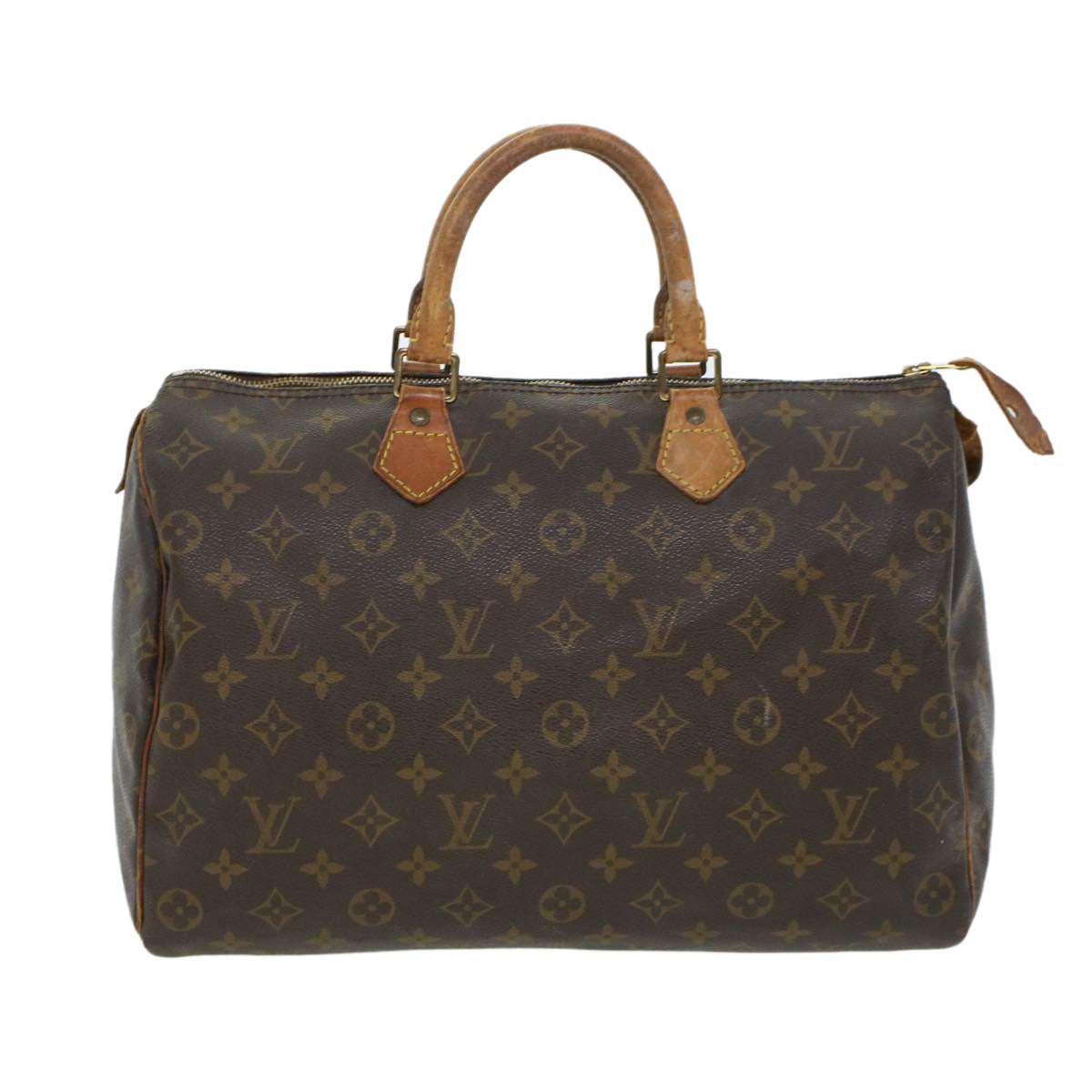 LOUIS VUITTON Monogram Speedy 35 Hand Bag M41524 LV Auth ar9557