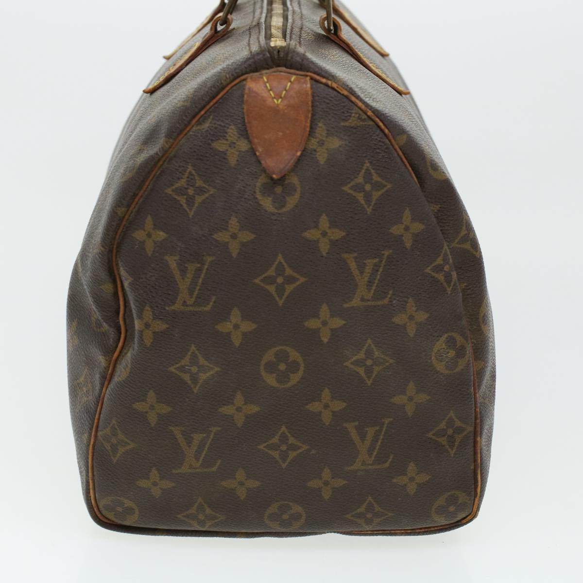 LOUIS VUITTON Monogram Speedy 35 Hand Bag M41524 LV Auth ar9557