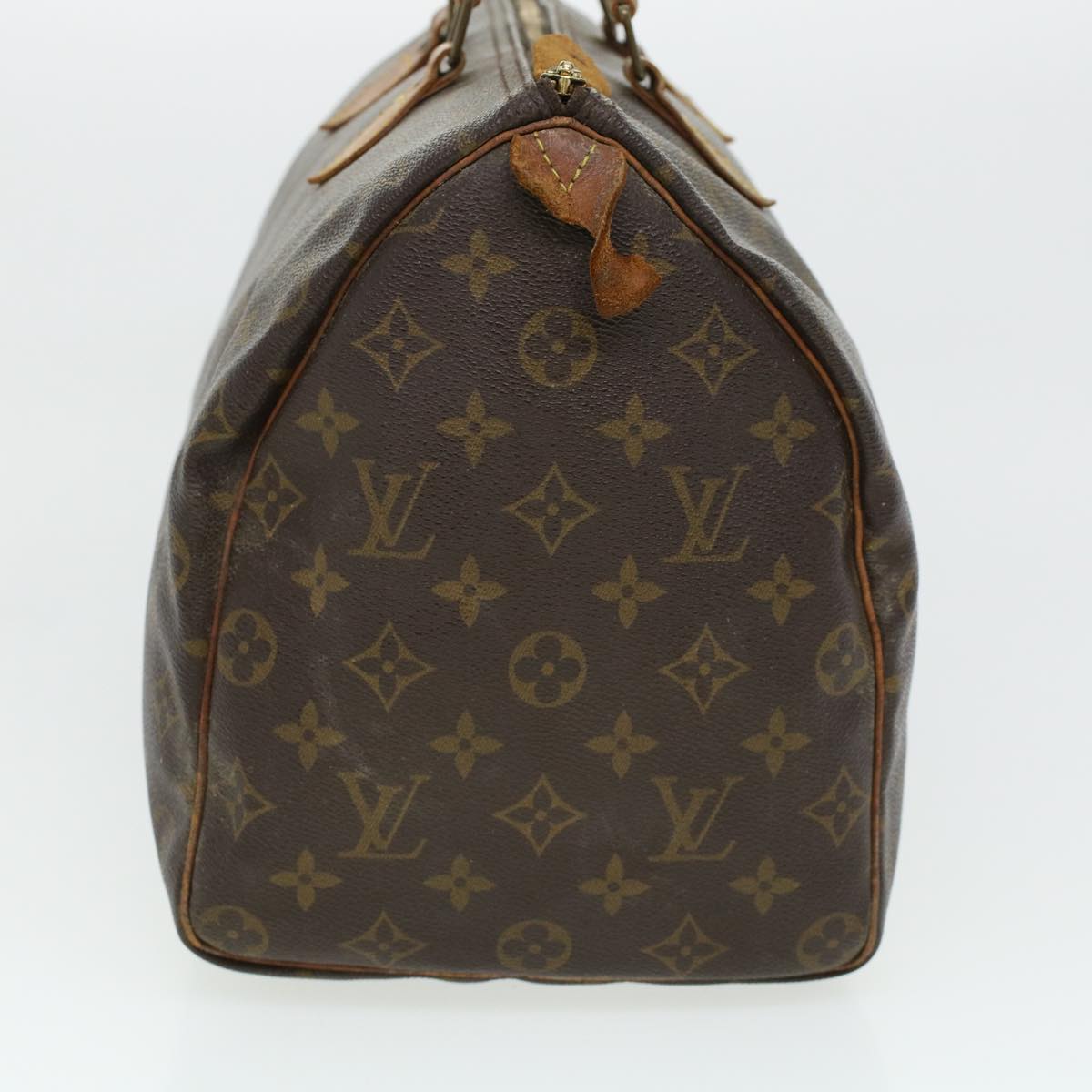 LOUIS VUITTON Monogram Speedy 35 Hand Bag M41524 LV Auth ar9557