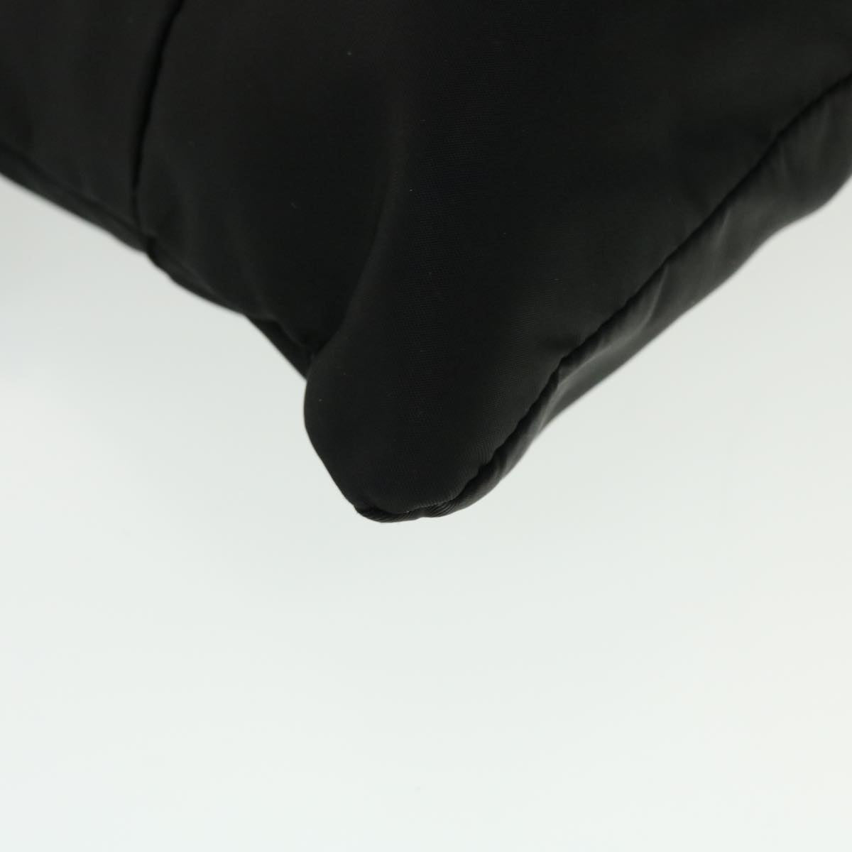 PRADA Shoulder Bag Nylon Black Auth ar9571