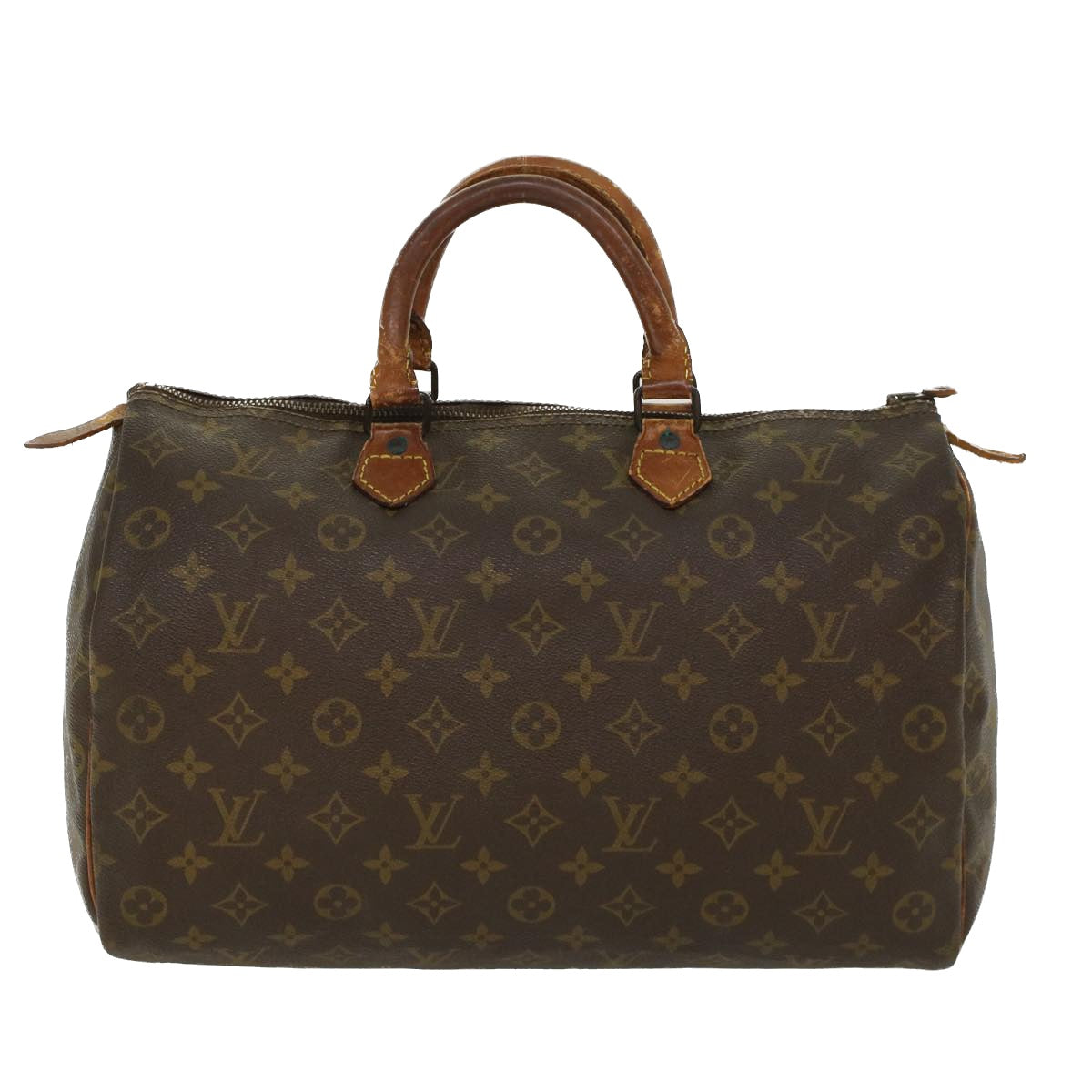 LOUIS VUITTON Monogram Speedy 35 Hand Bag Vintage M41524 LV Auth ar9589