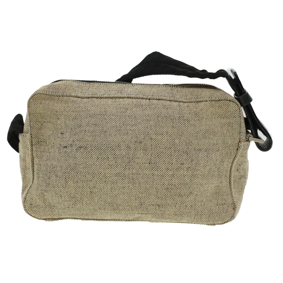 PRADA PRADA Sports Shoulder Bag Canvas Gray Auth ar9600 - 0