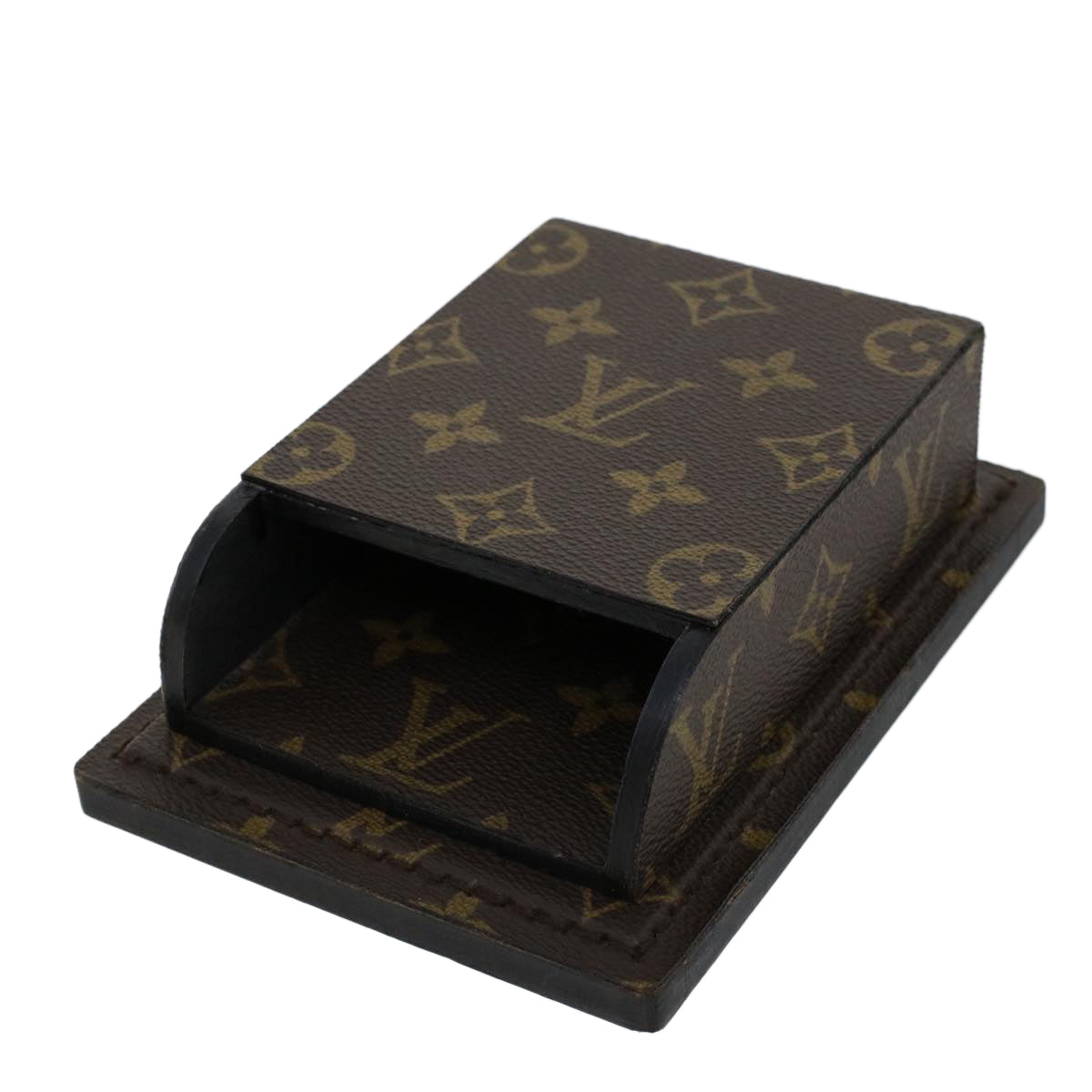 LOUIS VUITTON Monogram Notepad Holder LV Auth ar9643