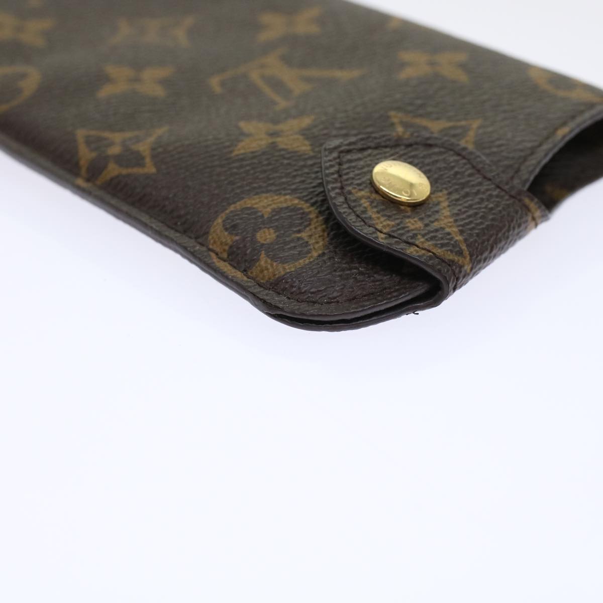 LOUIS VUITTON Monogram Etui Lunette MM Glasses Case M66544 LV Auth ar9647B