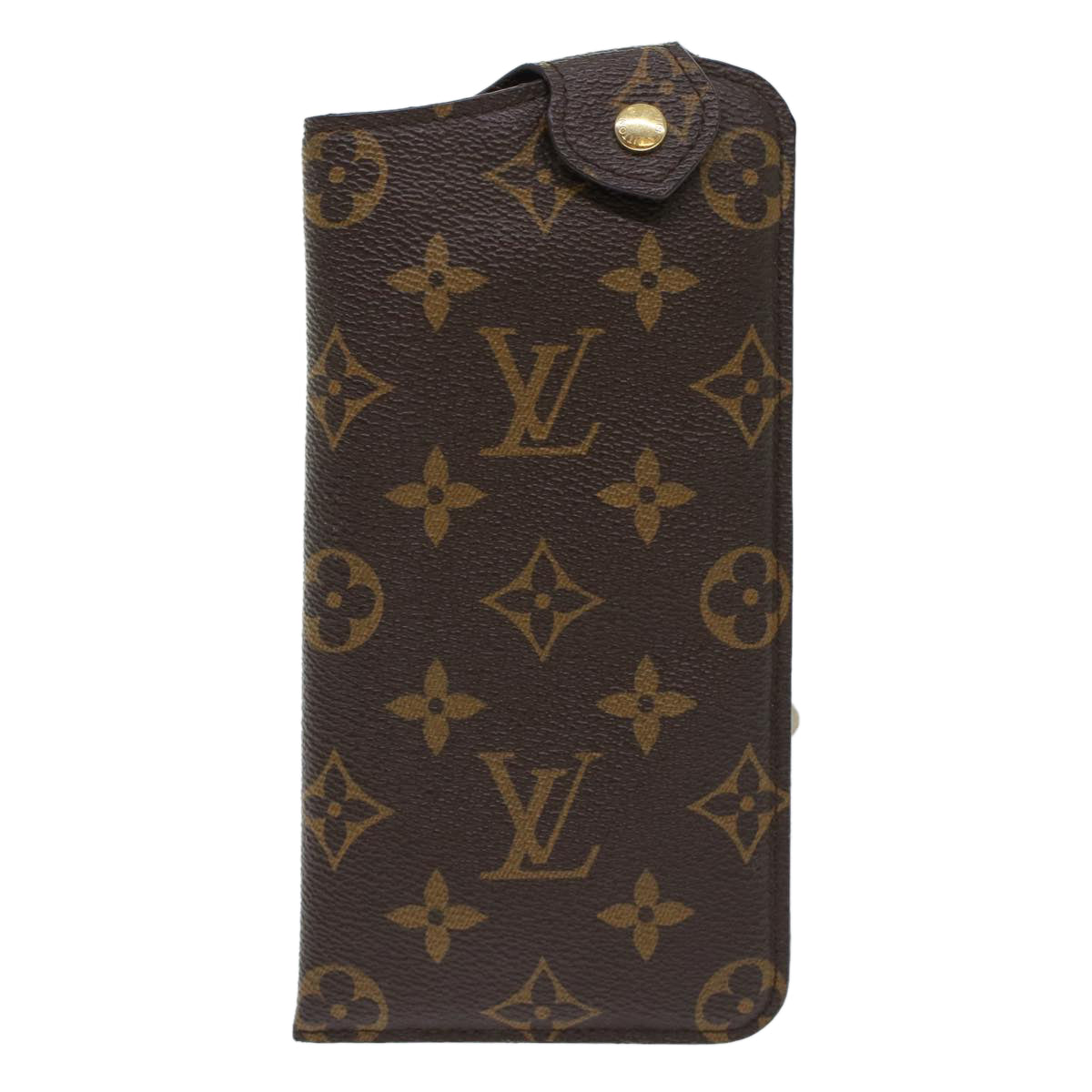 LOUIS VUITTON Monogram Etui Lunette MM Glasses Case M66544 LV Auth ar9647B