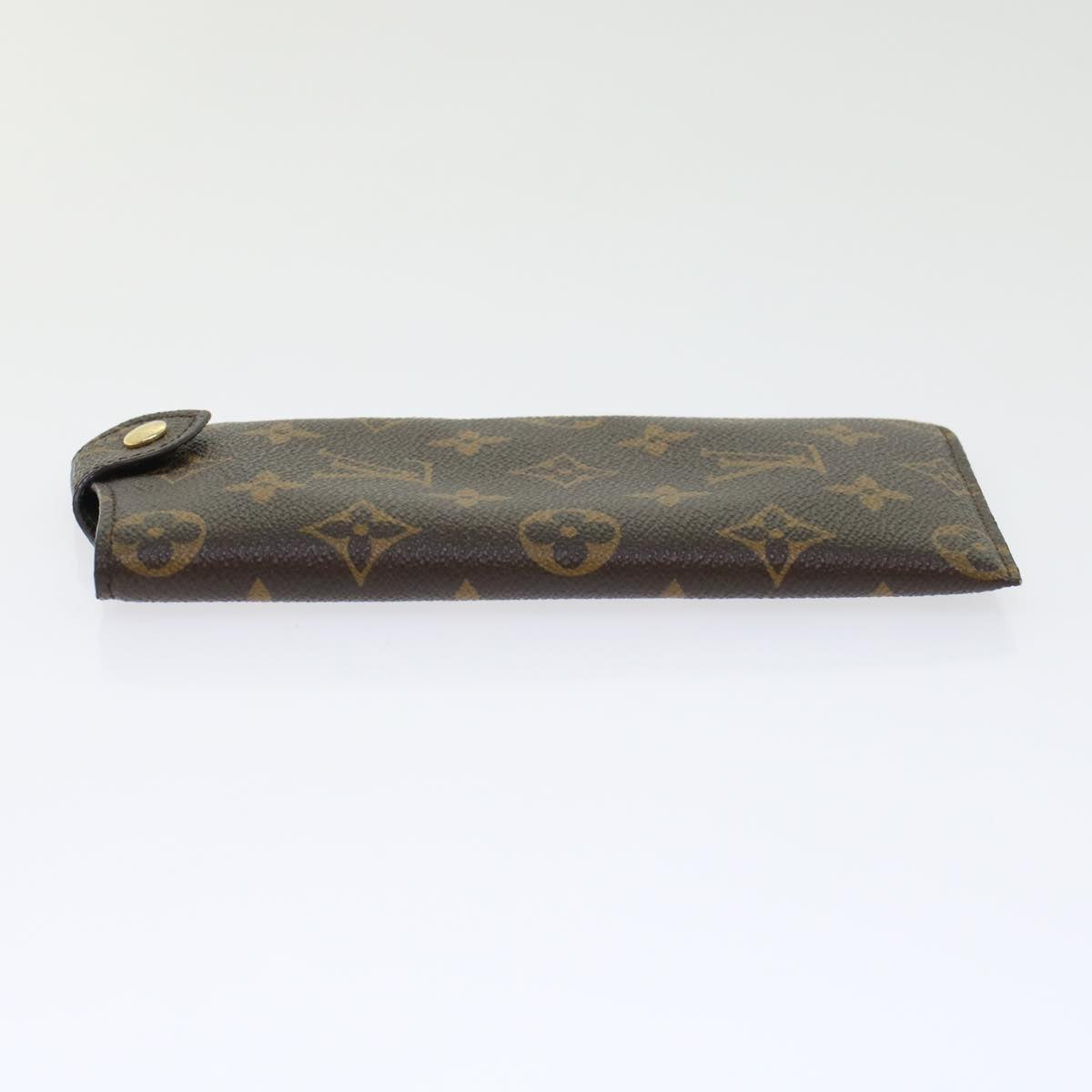 LOUIS VUITTON Monogram Etui Lunette MM Glasses Case M66544 LV Auth ar9647B