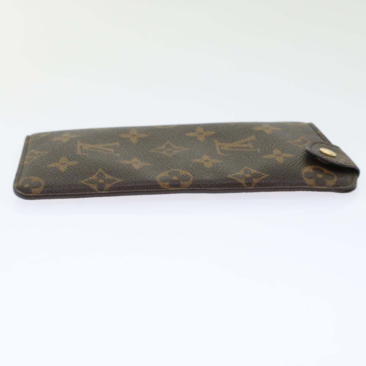 LOUIS VUITTON Monogram Etui Lunette MM Glasses Case M66544 LV Auth ar9647B