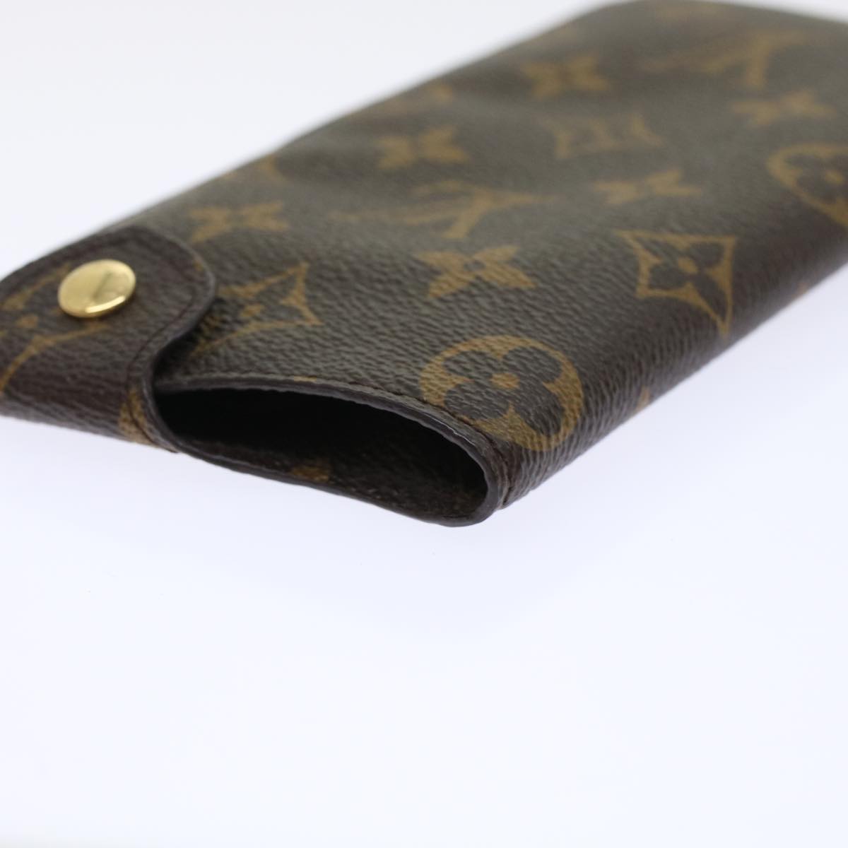 LOUIS VUITTON Monogram Etui Lunette MM Glasses Case M66544 LV Auth ar9647B