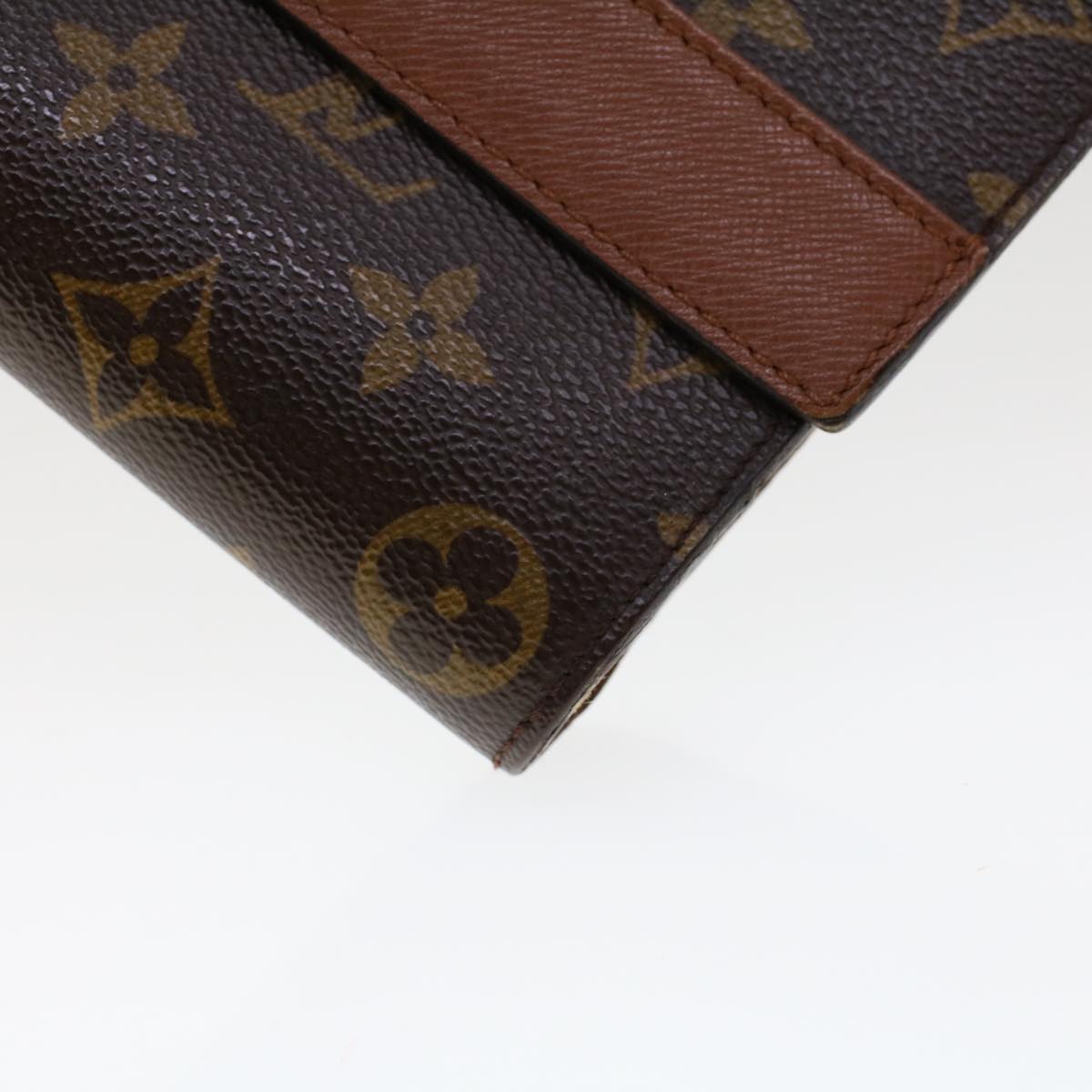 LOUIS VUITTON Monogram Porte Envelope Clutch Bag M51801 LV Auth ar9655B