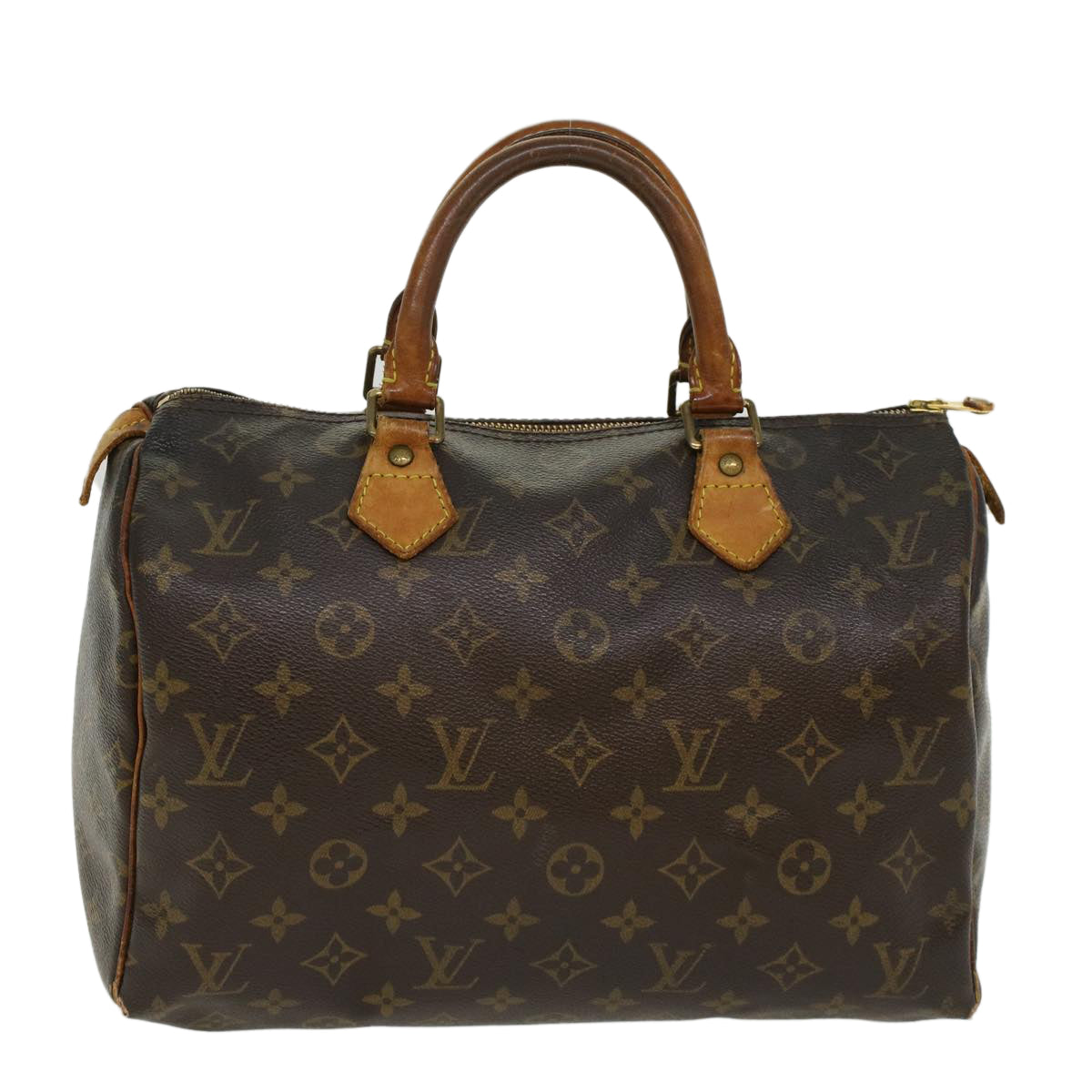 LOUIS VUITTON Monogram Speedy 30 Hand Bag M41526 LV Auth ar9661B