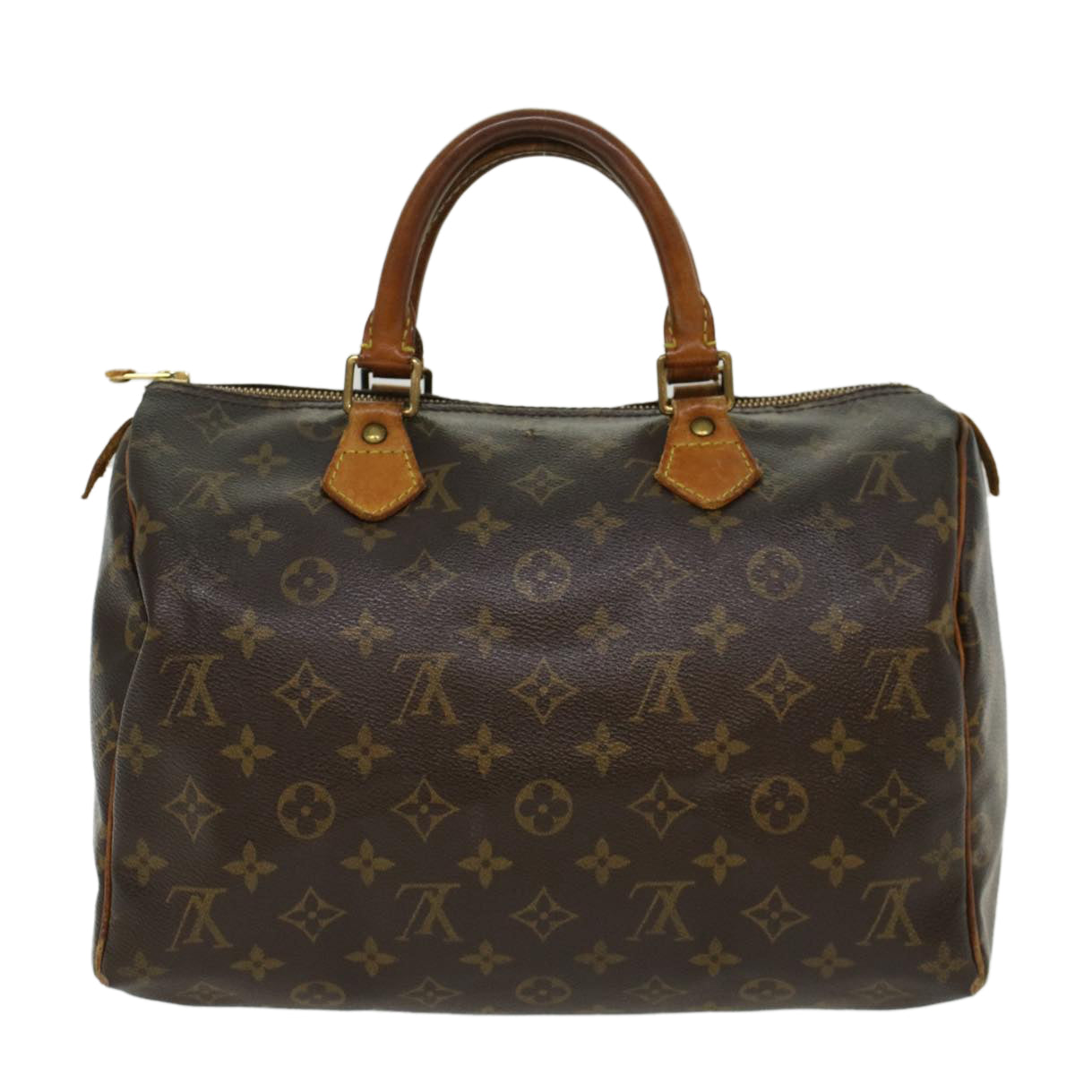 LOUIS VUITTON Monogram Speedy 30 Hand Bag M41526 LV Auth ar9661B