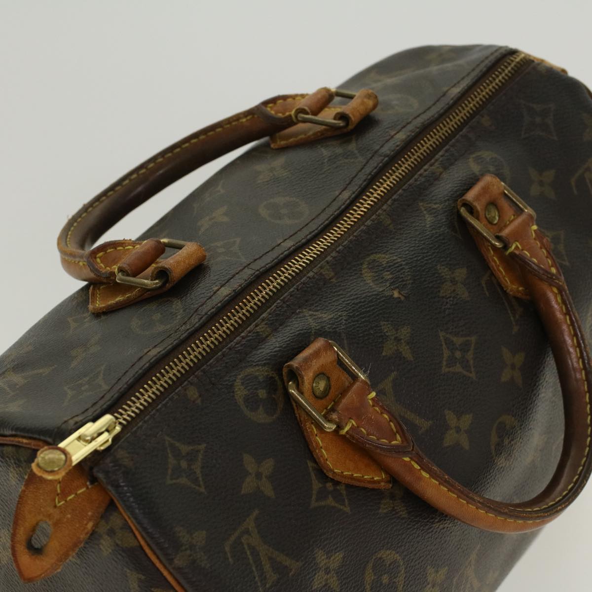 LOUIS VUITTON Monogram Speedy 30 Hand Bag M41526 LV Auth ar9661B