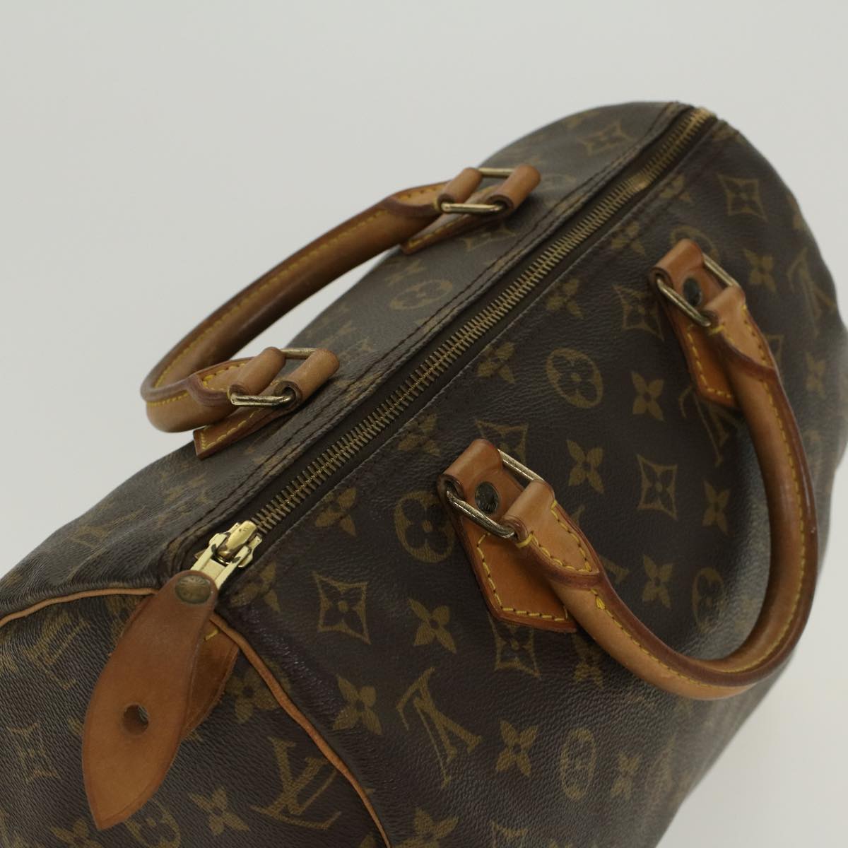 LOUIS VUITTON Monogram Speedy 30 Hand Bag M41526 LV Auth ar9663B