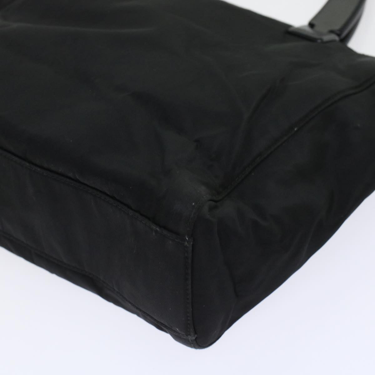 PRADA Hand Bag Nylon Black Auth ar9707B