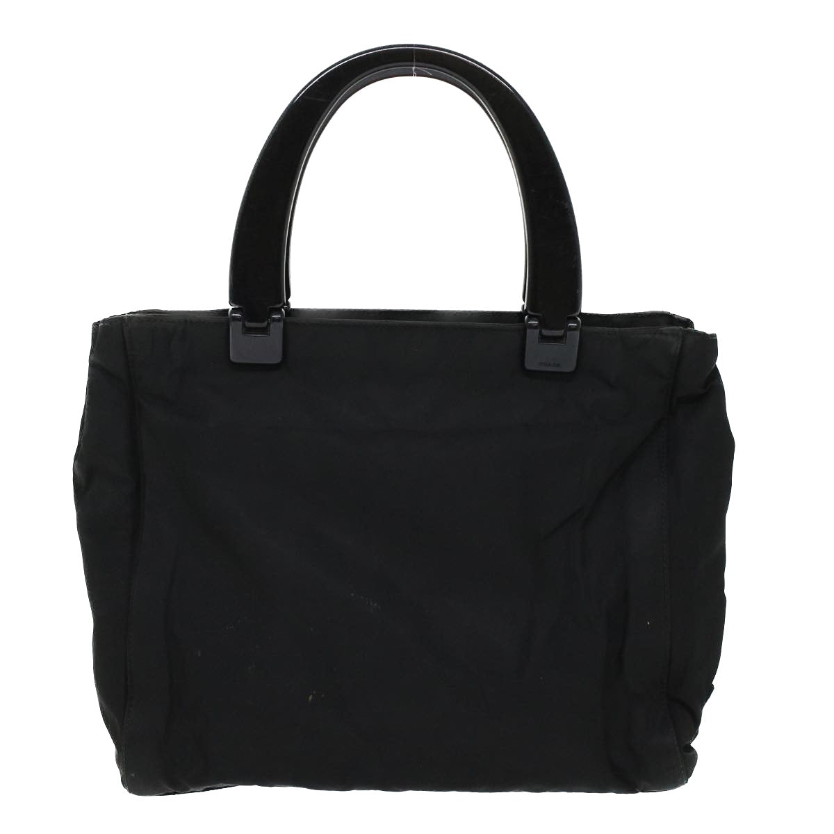 PRADA Hand Bag Nylon Black Auth ar9707B - 0