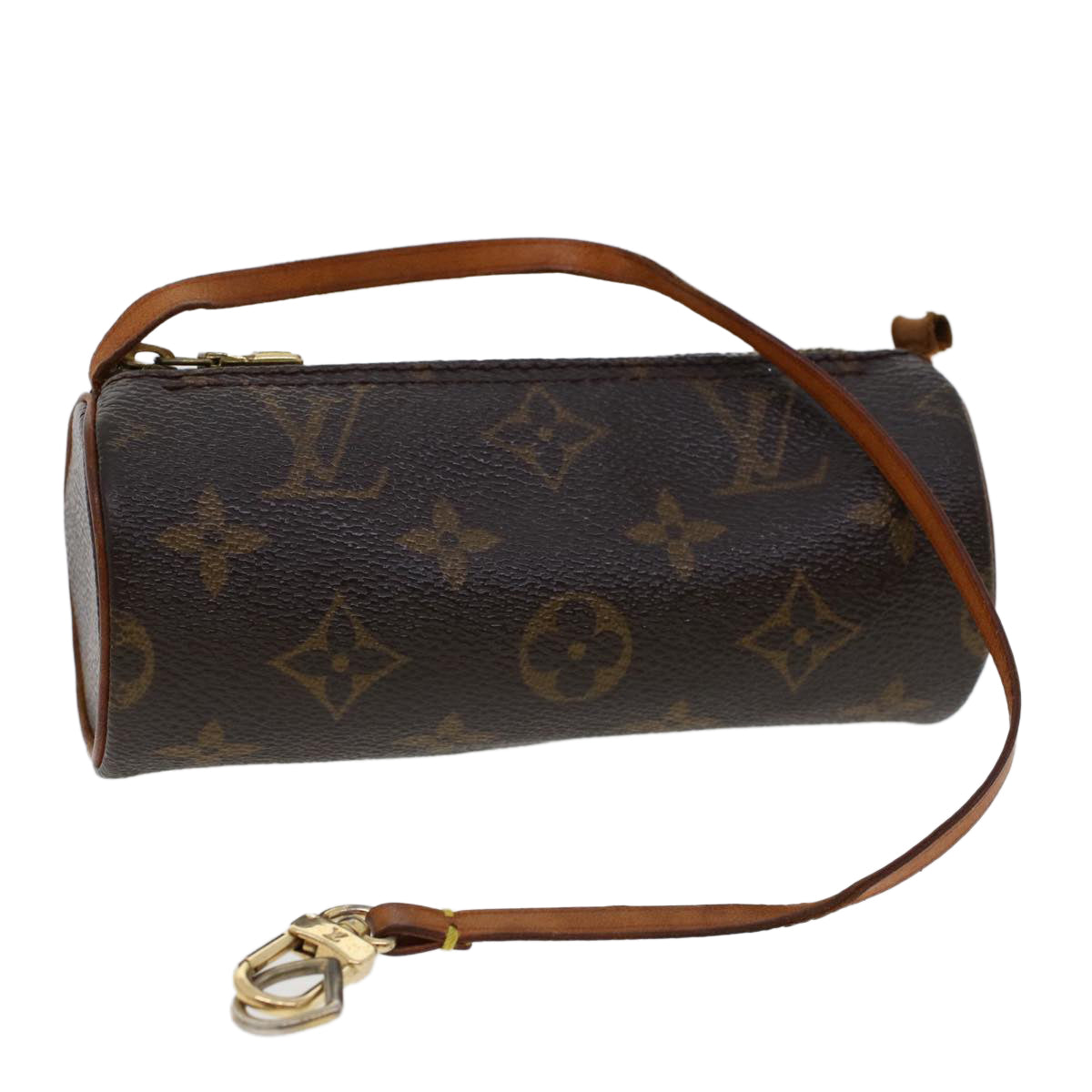 LOUIS VUITTON Monogram Papillon Pouch LV Auth ar9735