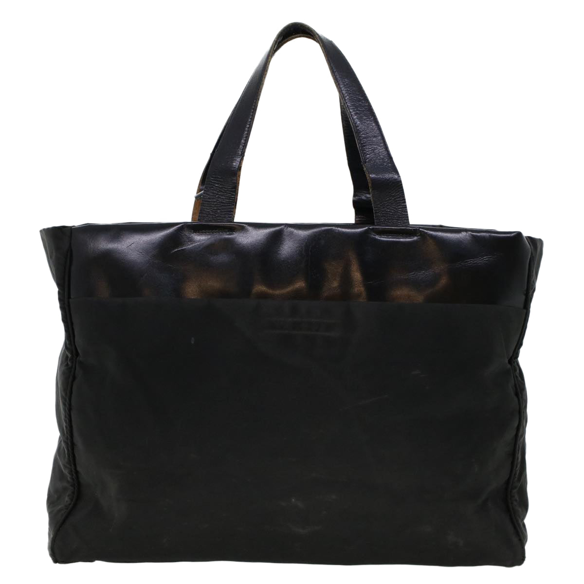 PRADA Tote Bag Nylon Black Auth ar9741 - 0