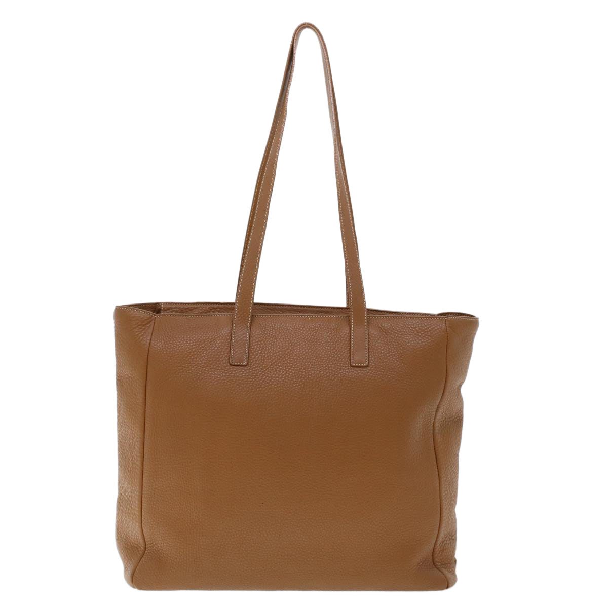 PRADA Tote Bag Leather Brown Auth ar9748 - 0