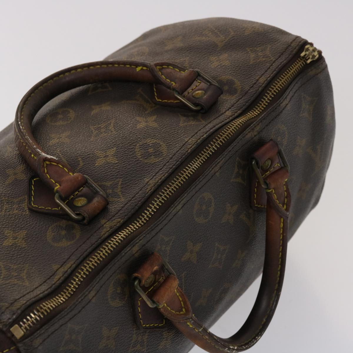 LOUIS VUITTON Monogram Speedy 30 Hand Bag M41526 LV Auth ar9768