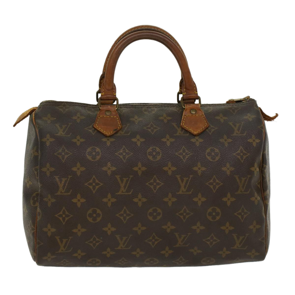 LOUIS VUITTON Monogram Speedy 30 Hand Bag M41526 LV Auth ar9769