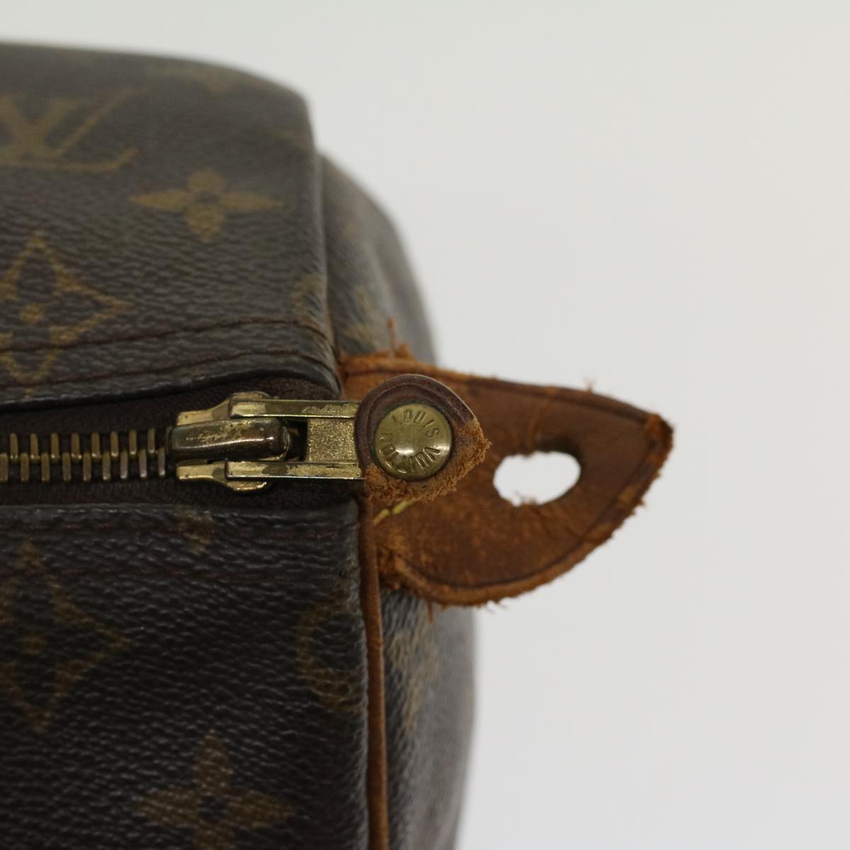 LOUIS VUITTON Monogram Speedy 30 Hand Bag M41526 LV Auth ar9769