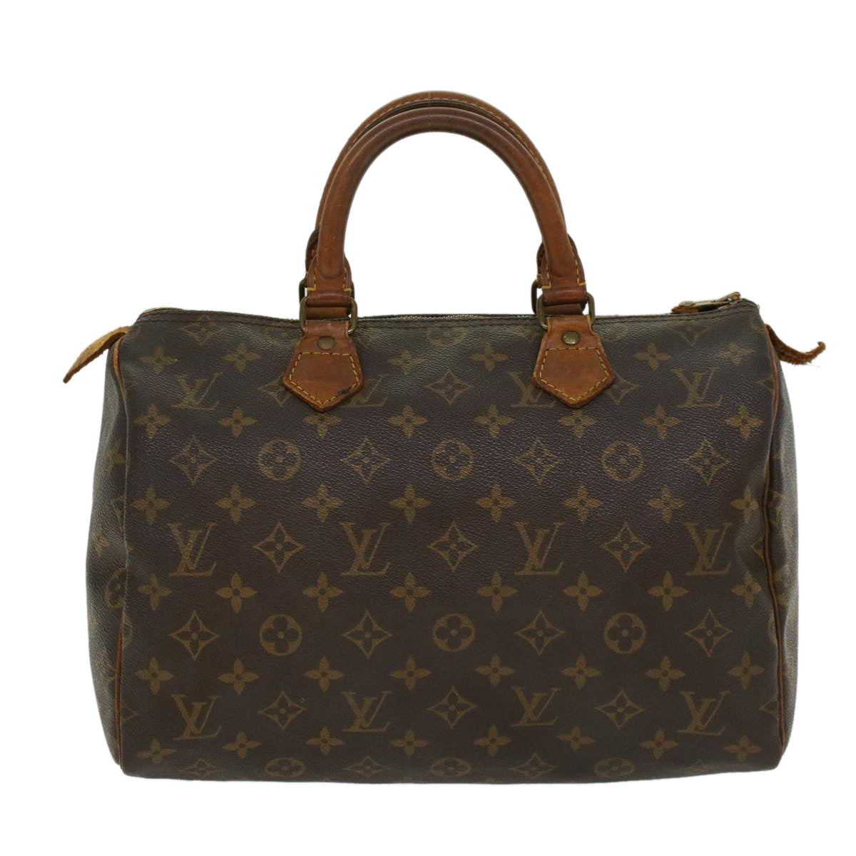 LOUIS VUITTON Monogram Speedy 30 Hand Bag M41526 LV Auth ar9769