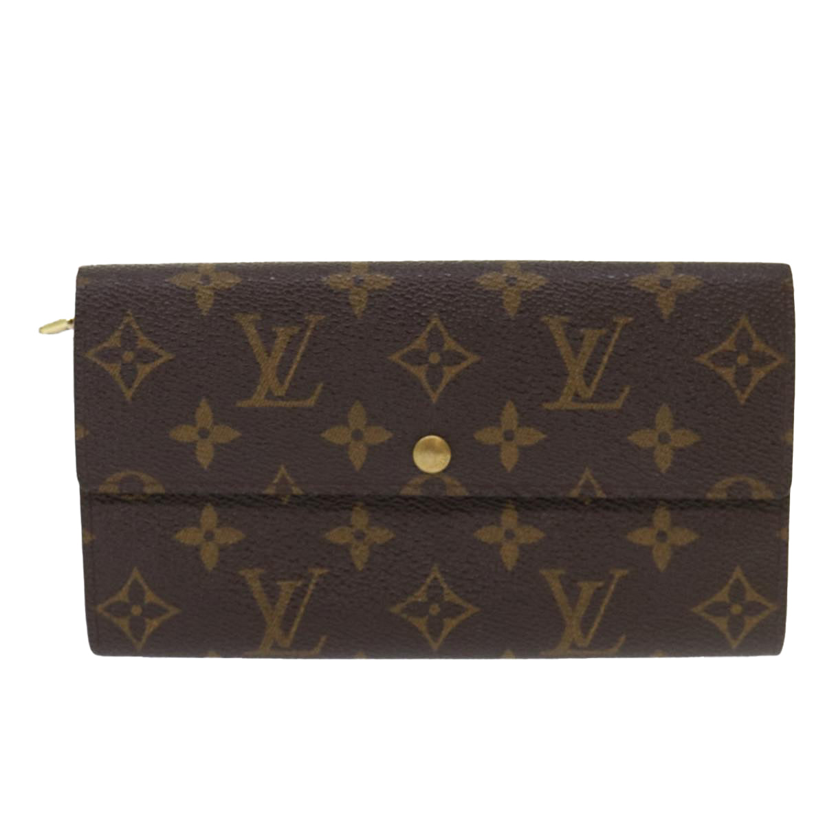 LOUIS VUITTON Monogram Long Wallet 2Set LV Auth ar9773 - 0