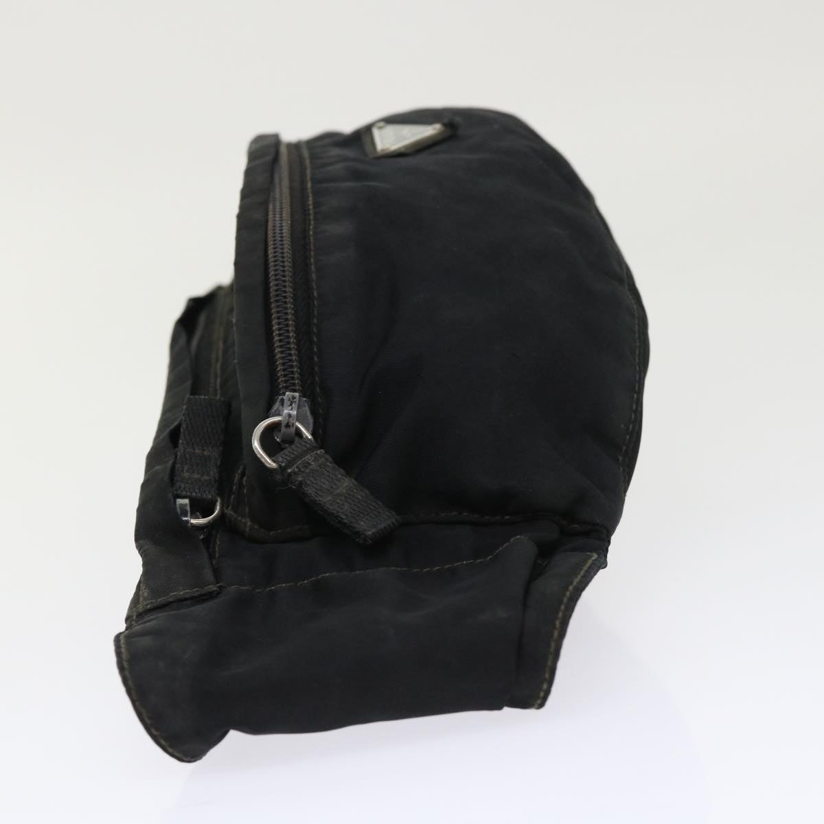 PRADA Waist bag Nylon Black Auth ar9777