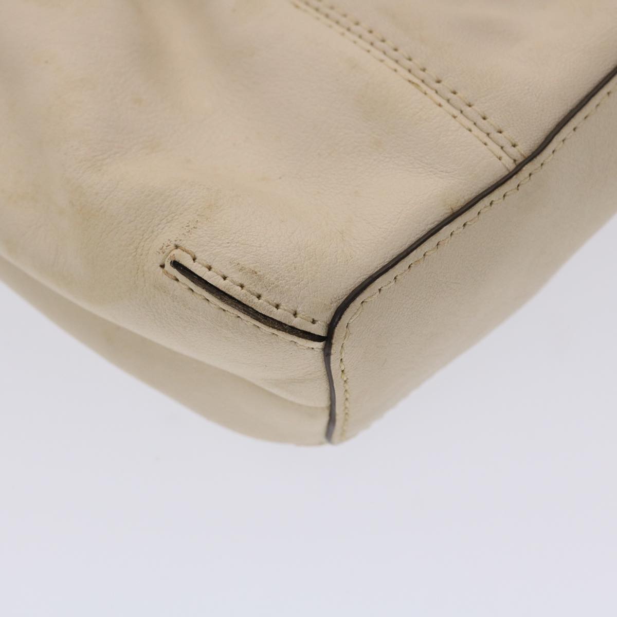 Coach Signature Shoulder Bag Canvas Leather 3Set Beige Brown Auth ar9791
